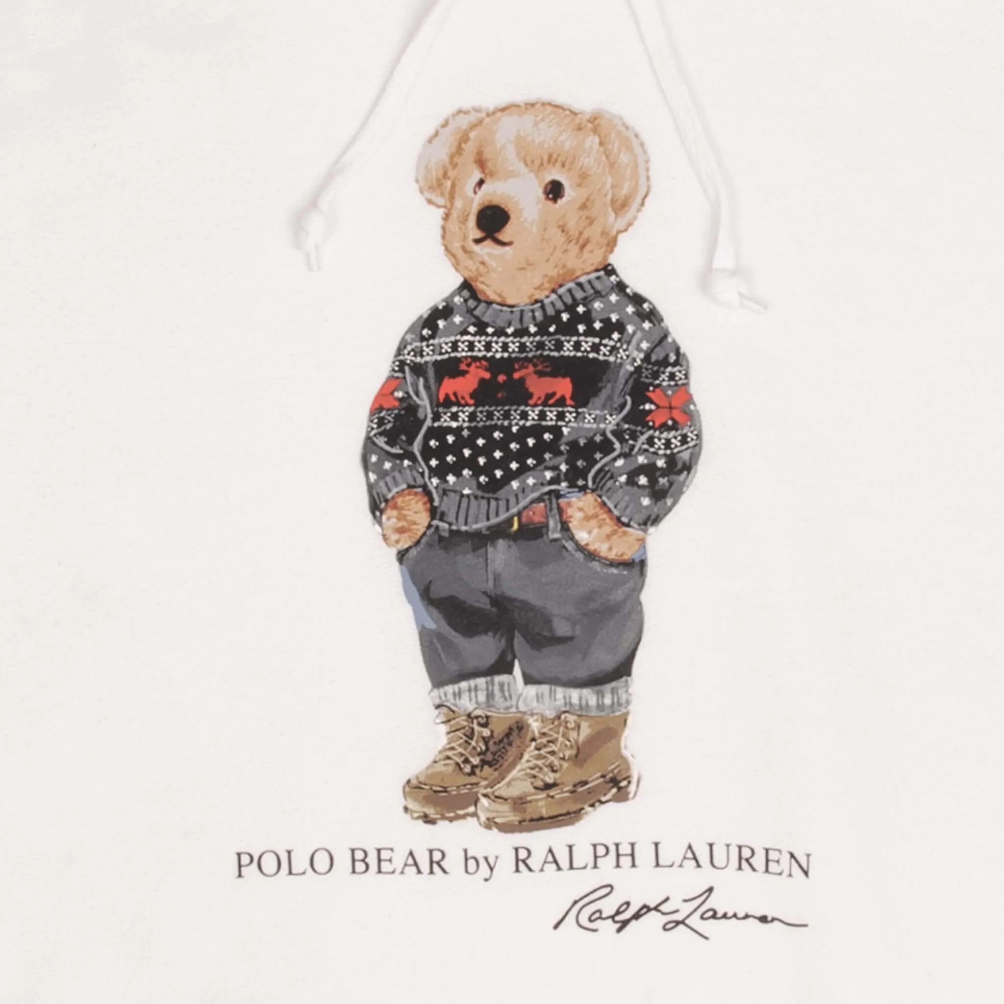 RALPH LAUREN POLO BEAR WOMAN HOODIE SWEATSHIRT SIZE MEDIUM