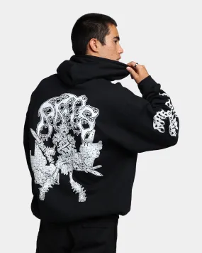 Rats Get Fat Rats Warrior Hoodie Black