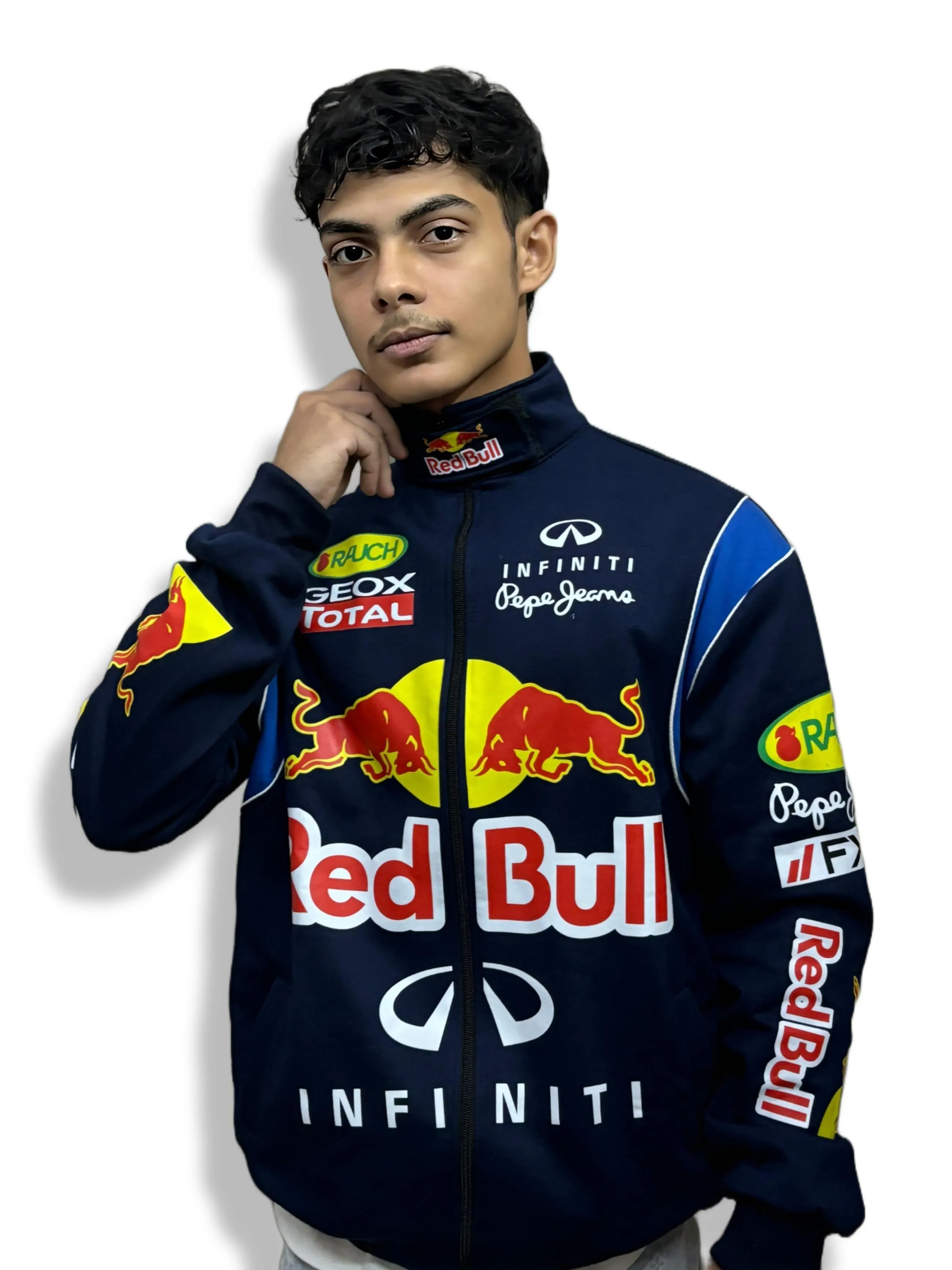 Red Bull Racing Vintage F1 Jacket - Classic Motorsport Style