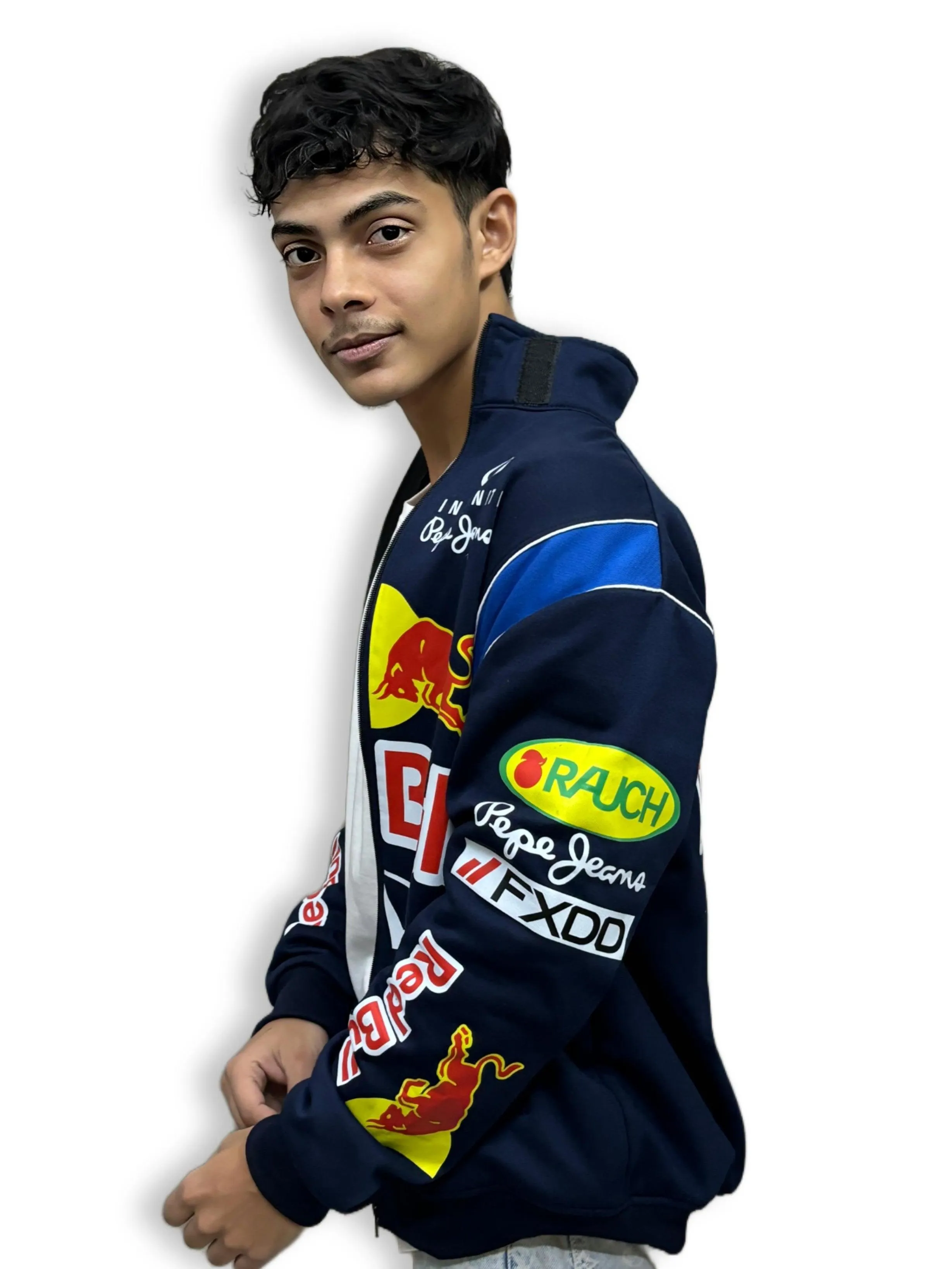 Red Bull Racing Vintage F1 Jacket - Classic Motorsport Style