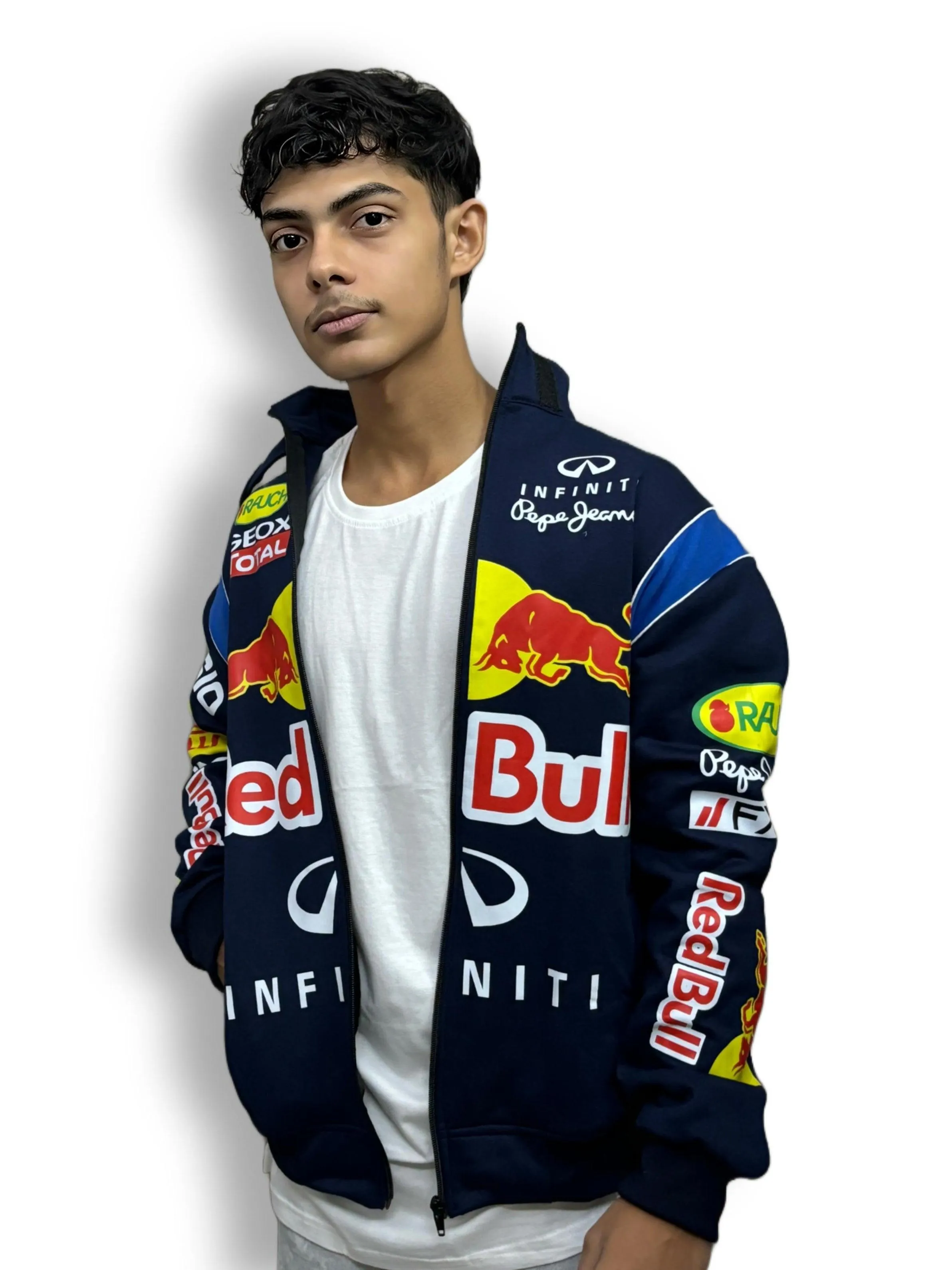 Red Bull Racing Vintage F1 Jacket - Classic Motorsport Style