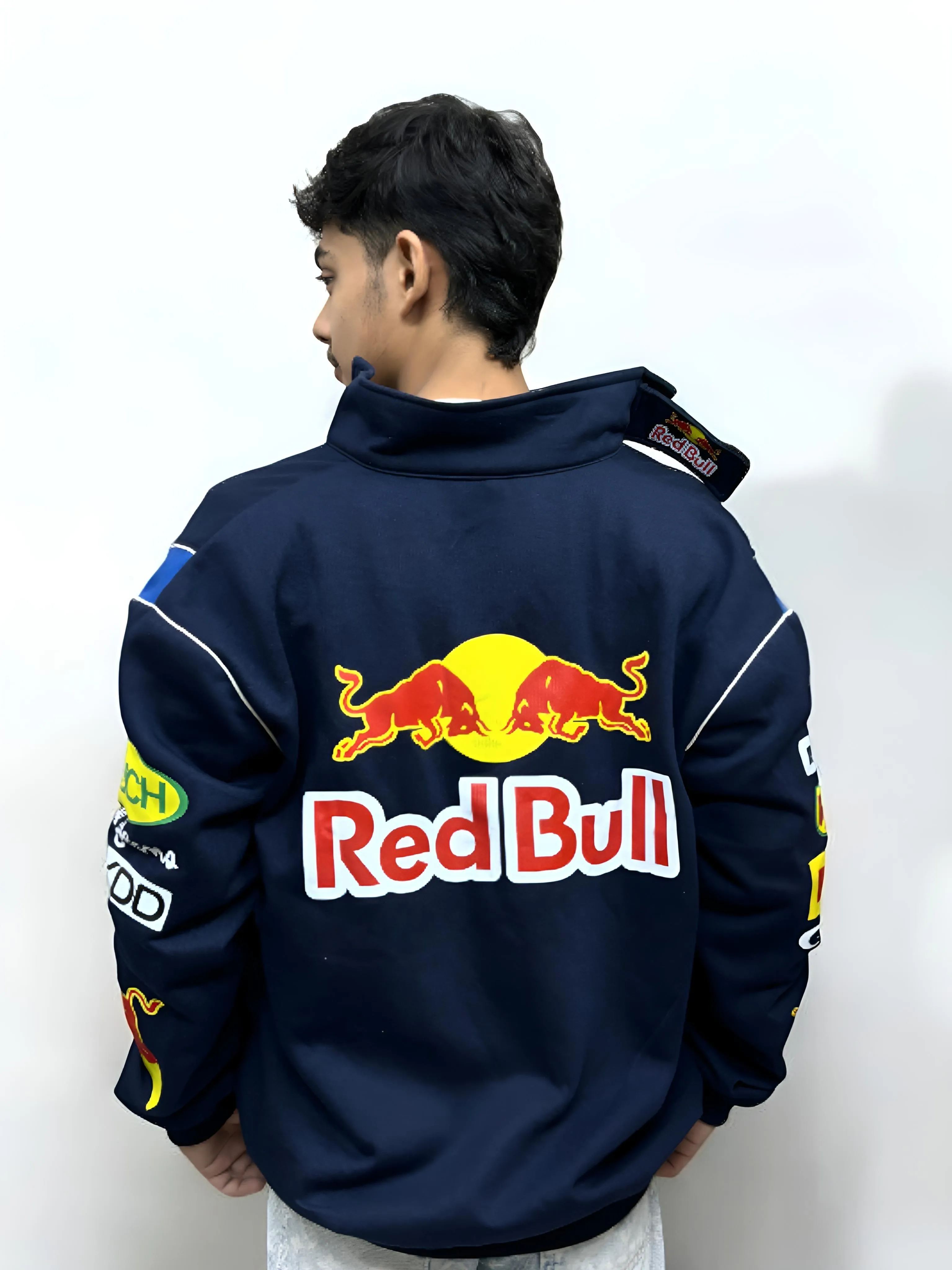 Red Bull Racing Vintage F1 Jacket - Classic Motorsport Style