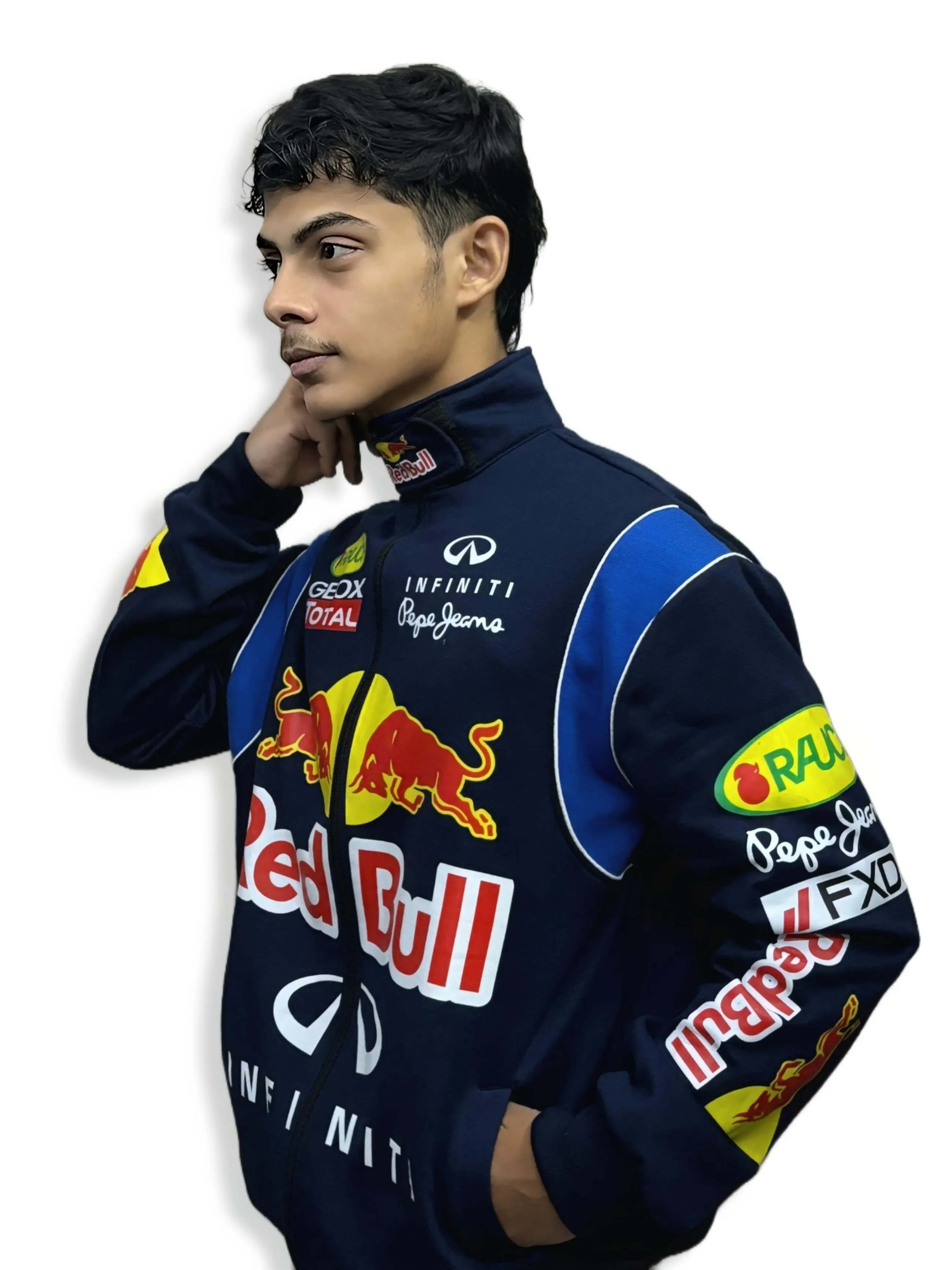 Red Bull Racing Vintage F1 Jacket - Classic Motorsport Style