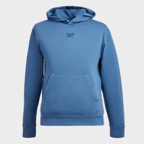 Reebok Apparel Men Reebok Identity Washed Hoodie UNIBLU