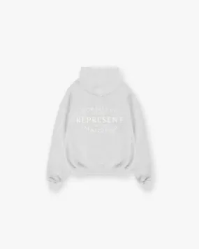 Represent Owners Club Stamp Hoodie - Ash Grey