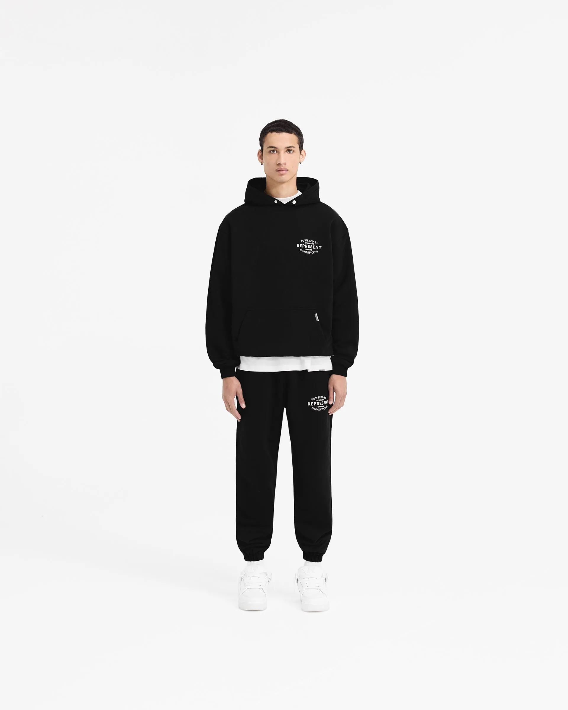 Represent Owners Club Stamp Hoodie - Jet Black