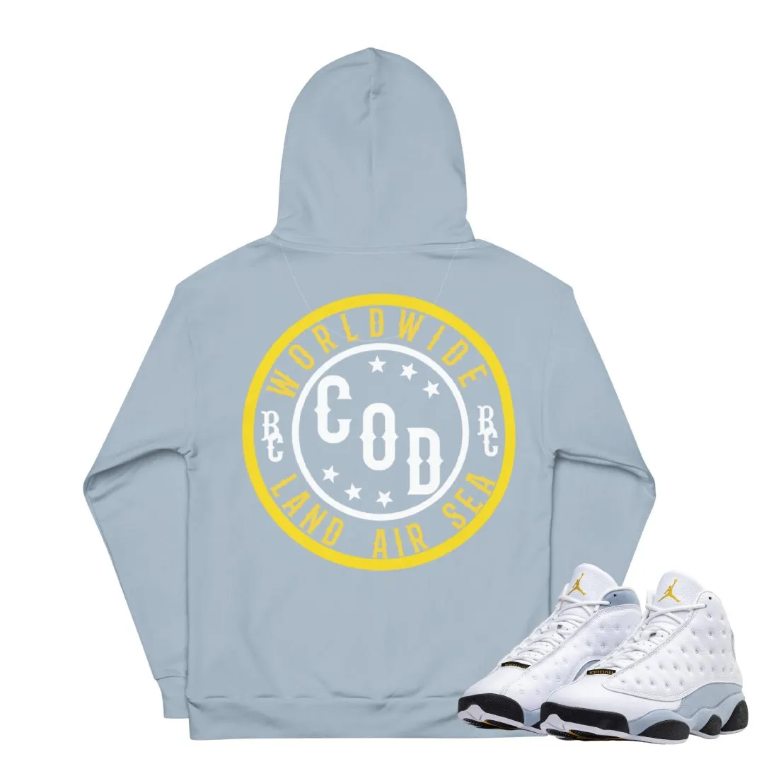 Retro 13 Blue Grey COD Hoodie