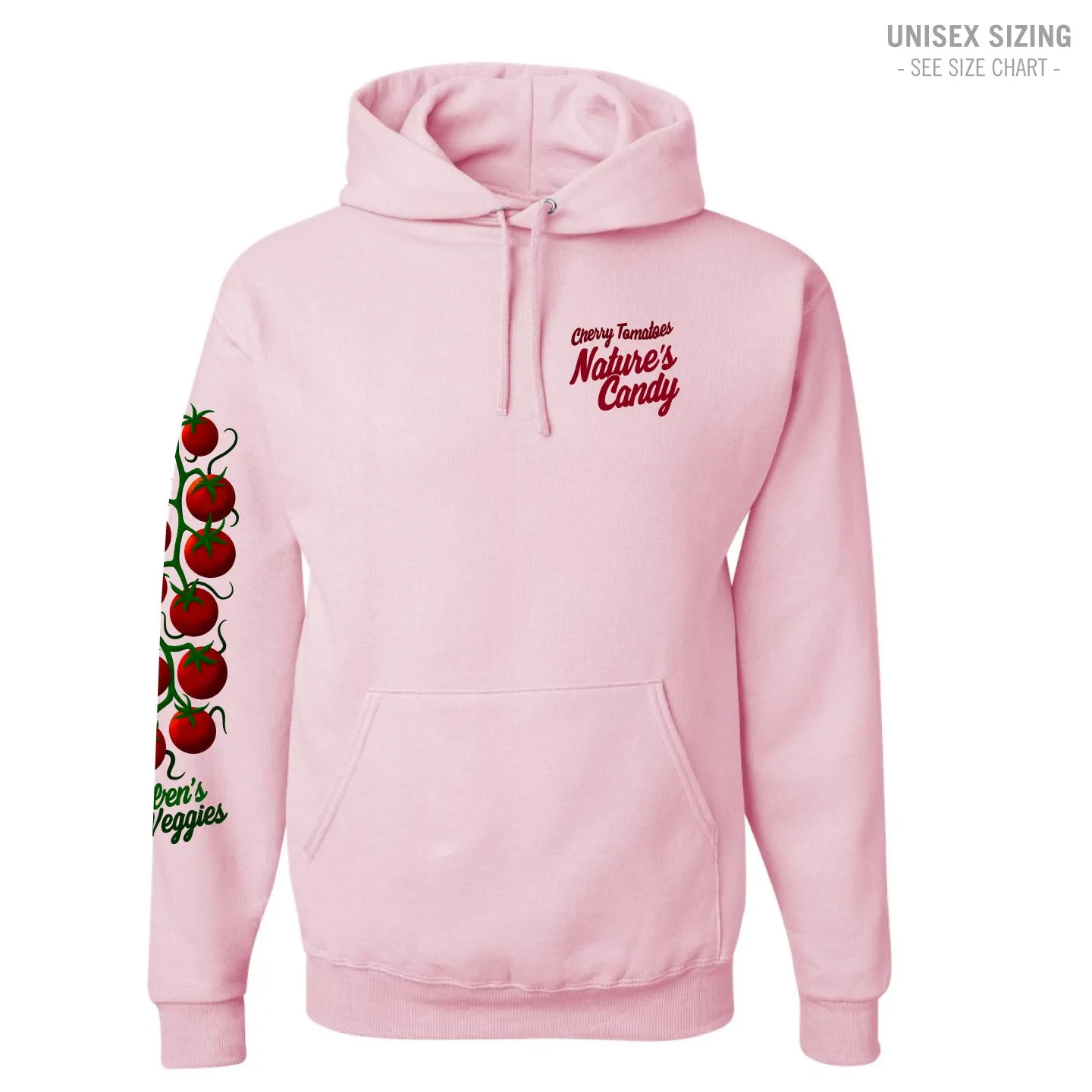 Ruben's Veggies Cherry Tomato Unisex Hoodie (RVT004-996MR)