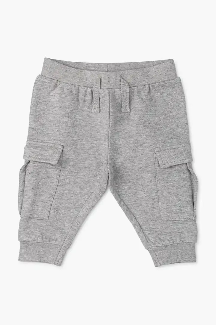 SALE - Cargo Sweatpants_Heather Grey