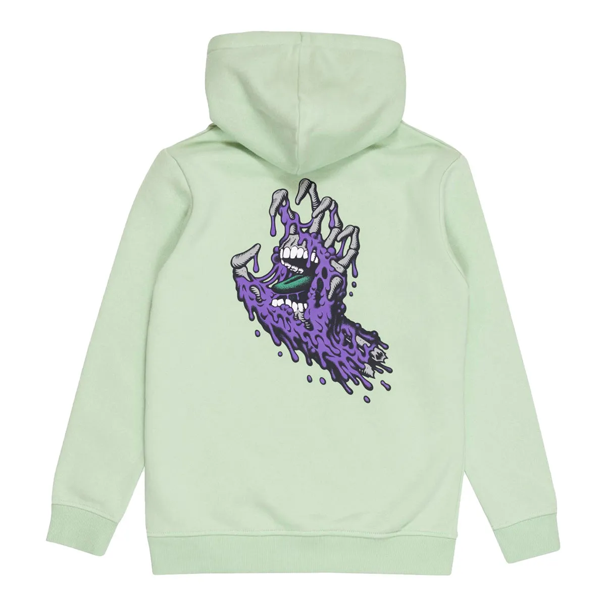 Santa Cruz - Melting Hand Youth Hoodie Sage