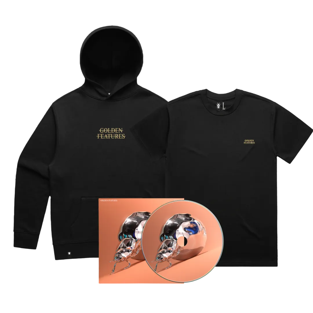 Sisyphus CD   Classic Golden Features Tee / Stag Beetle Premium Hoodie