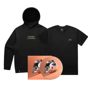 Sisyphus CD   Classic Golden Features Tee / Stag Beetle Premium Hoodie