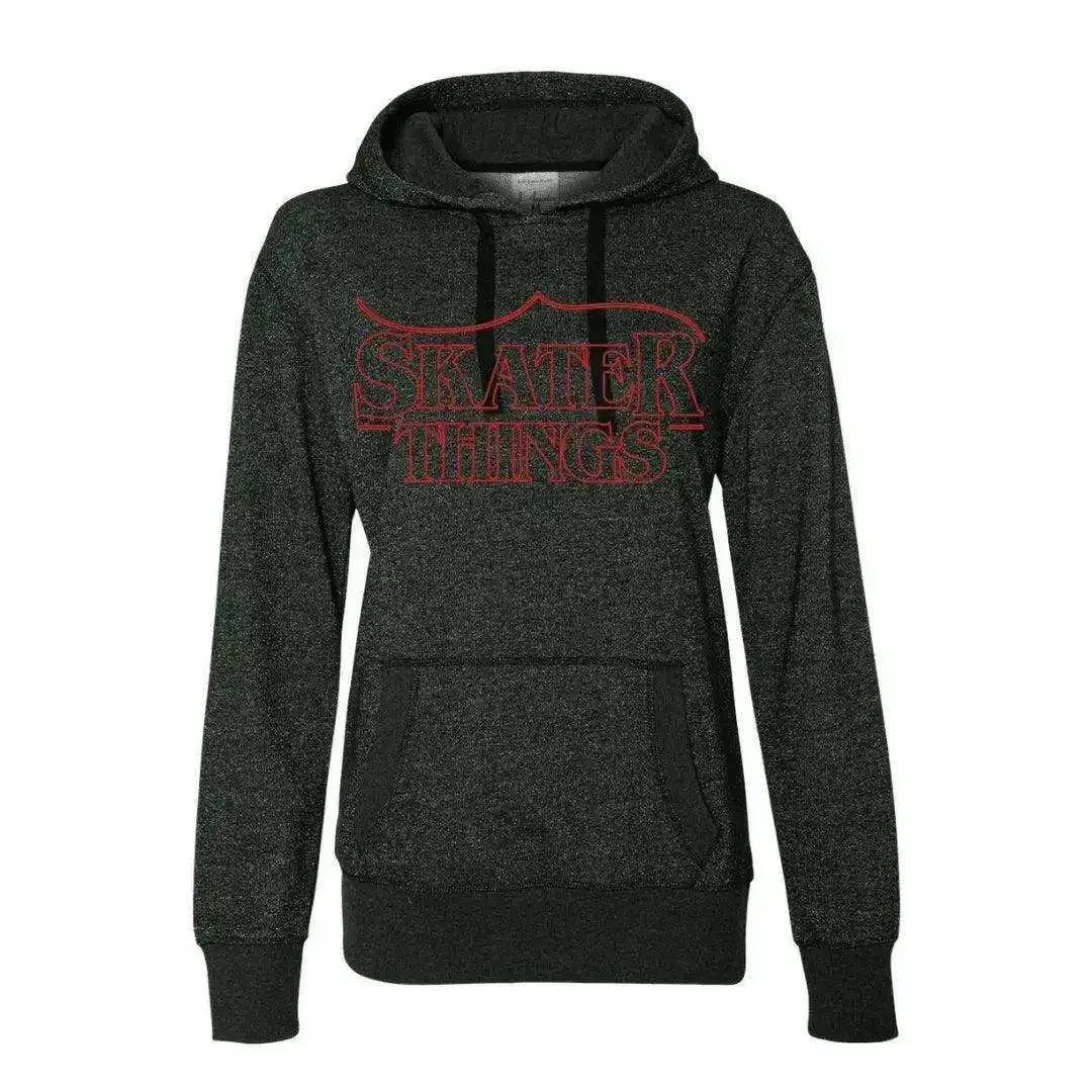 Skater Things Women's French Terry Glitter Hoodie