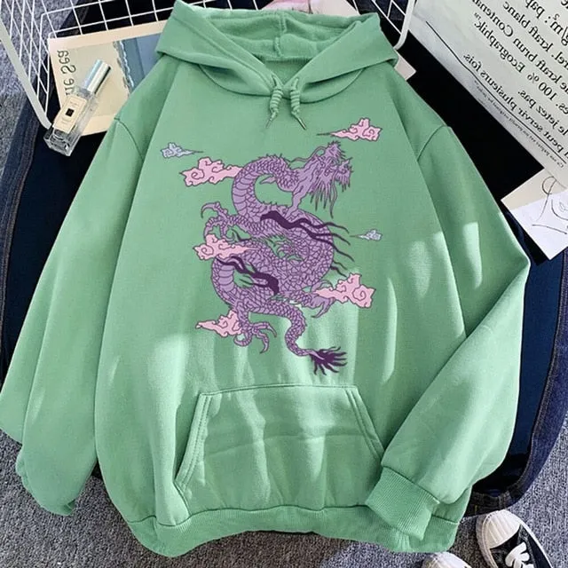 Sky Dragon Harajuku Hoodie