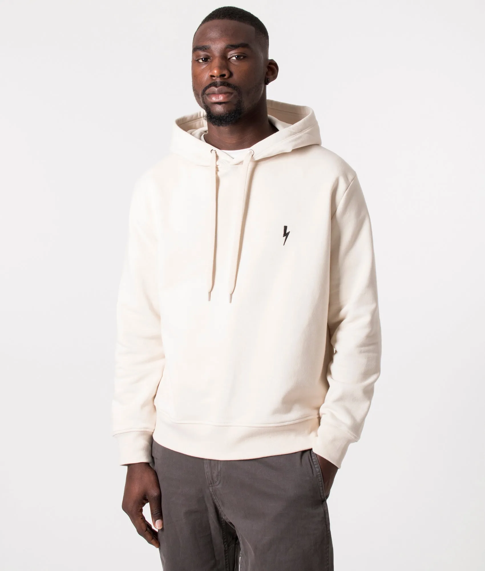 Slim Fit Basic Bolt Logo Sweatshirt