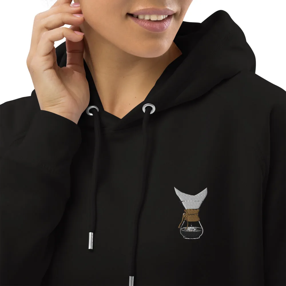 Sophisticated Filter | Bestickter Bio Baumwoll Frauen Hoodie