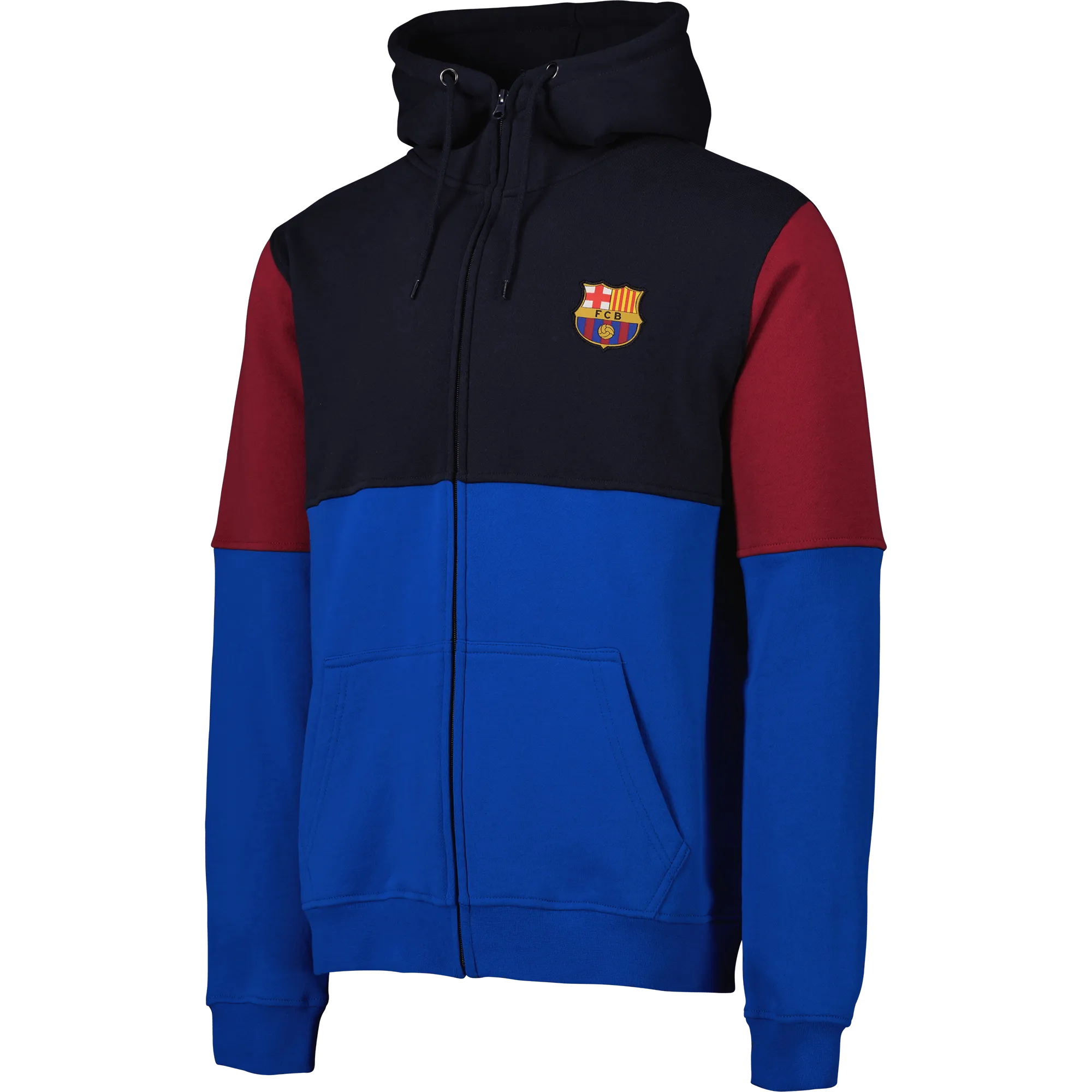 Sport Design Barcelona Color Block West Zip Hoodie