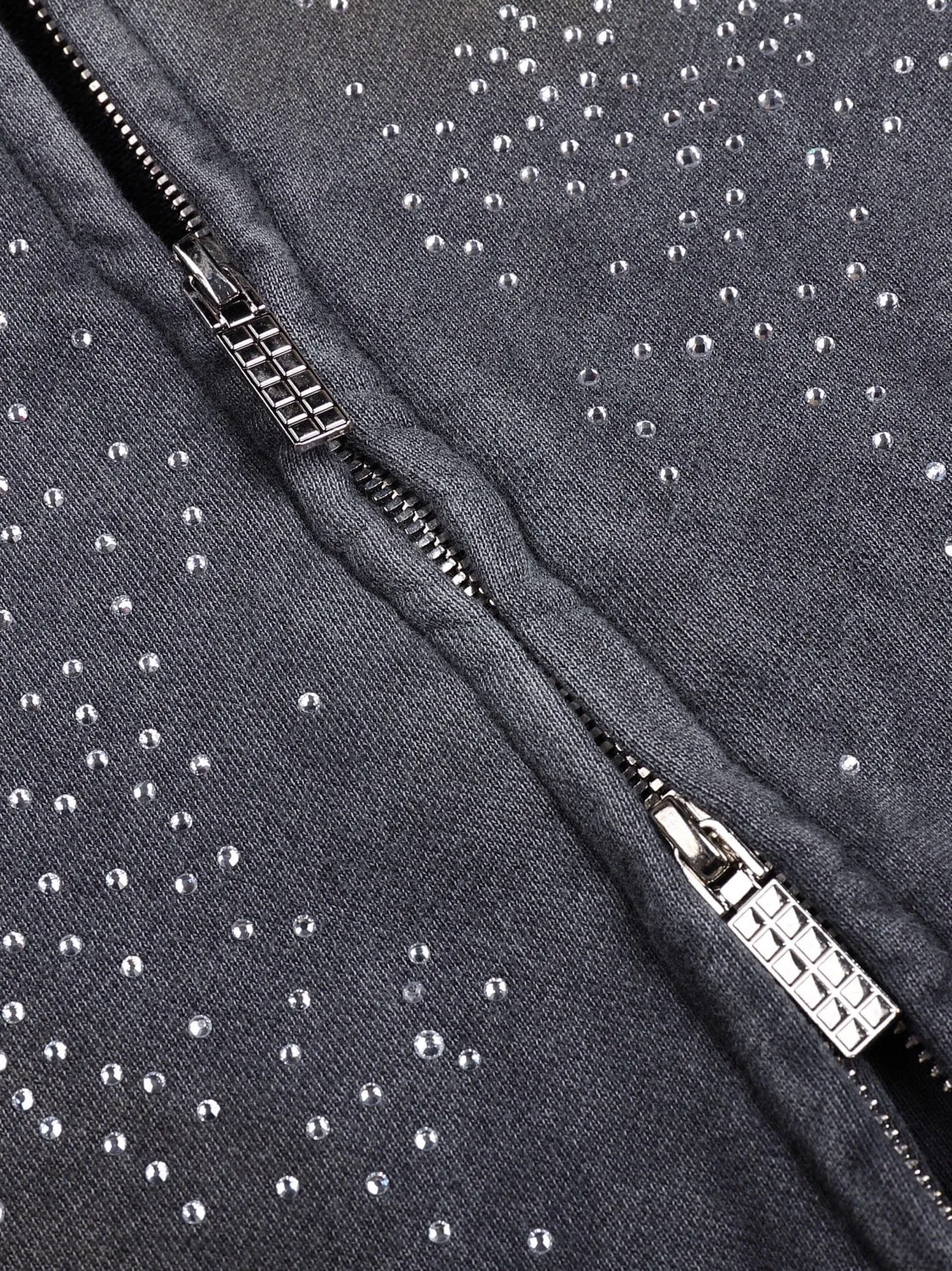 Starlight Crystal Zip Hoodie