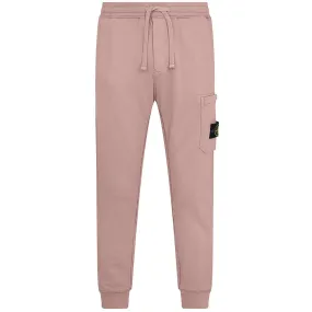 Stone Island Pink Cuffed Sweatpants