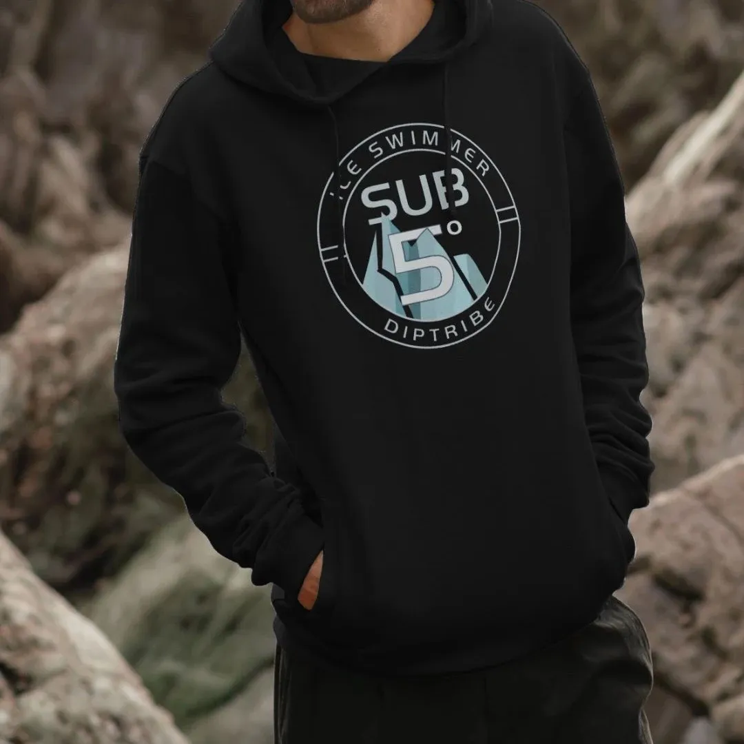 Sub 5 Ice Swimmer Arctic Men's Hoodie