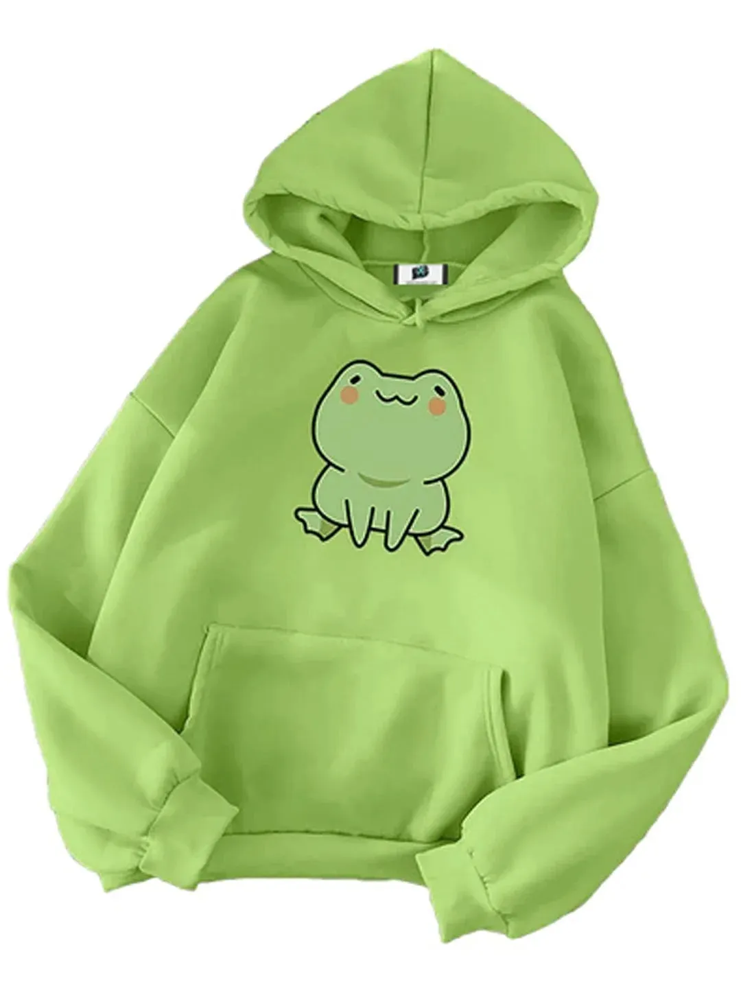 SXV  'FROG’ Printed Cool Aesthetic Kawaii Sweatshirt Hoodie