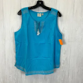 Tank Top By St Johns Bay In Blue, Size:Xl