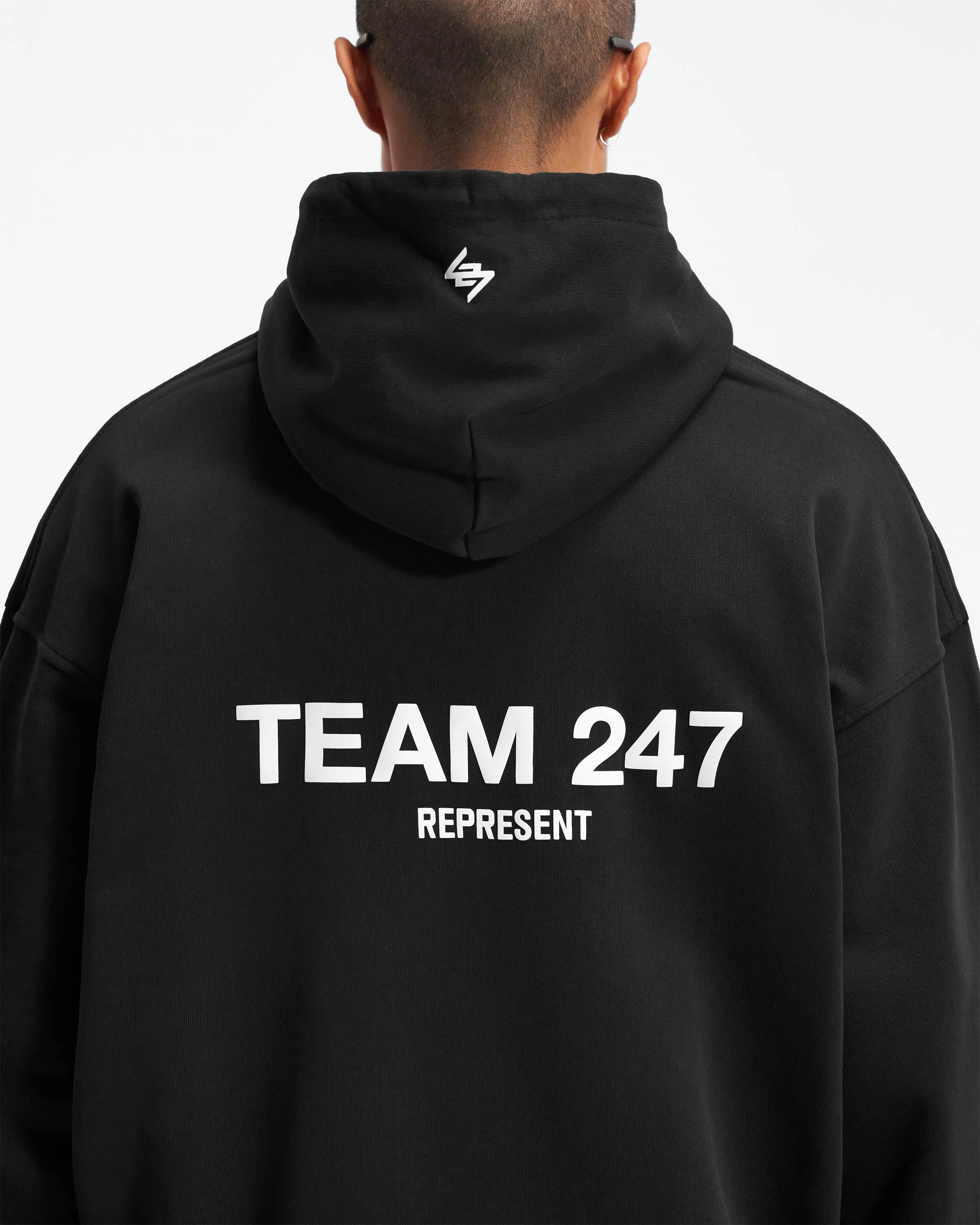 Team 247 Oversized Hoodie - Black