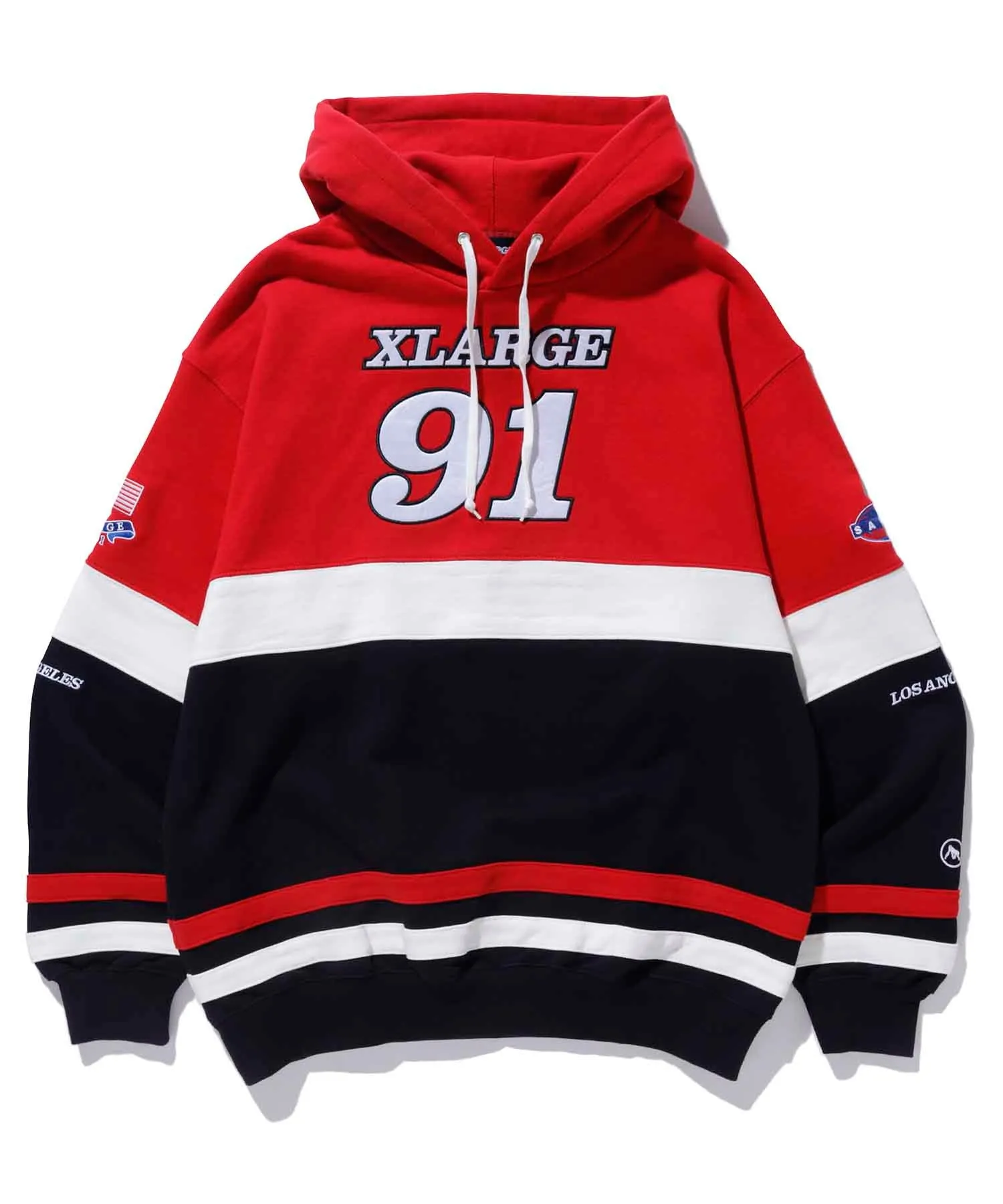 TEAM PANELED HOODED SWEAT