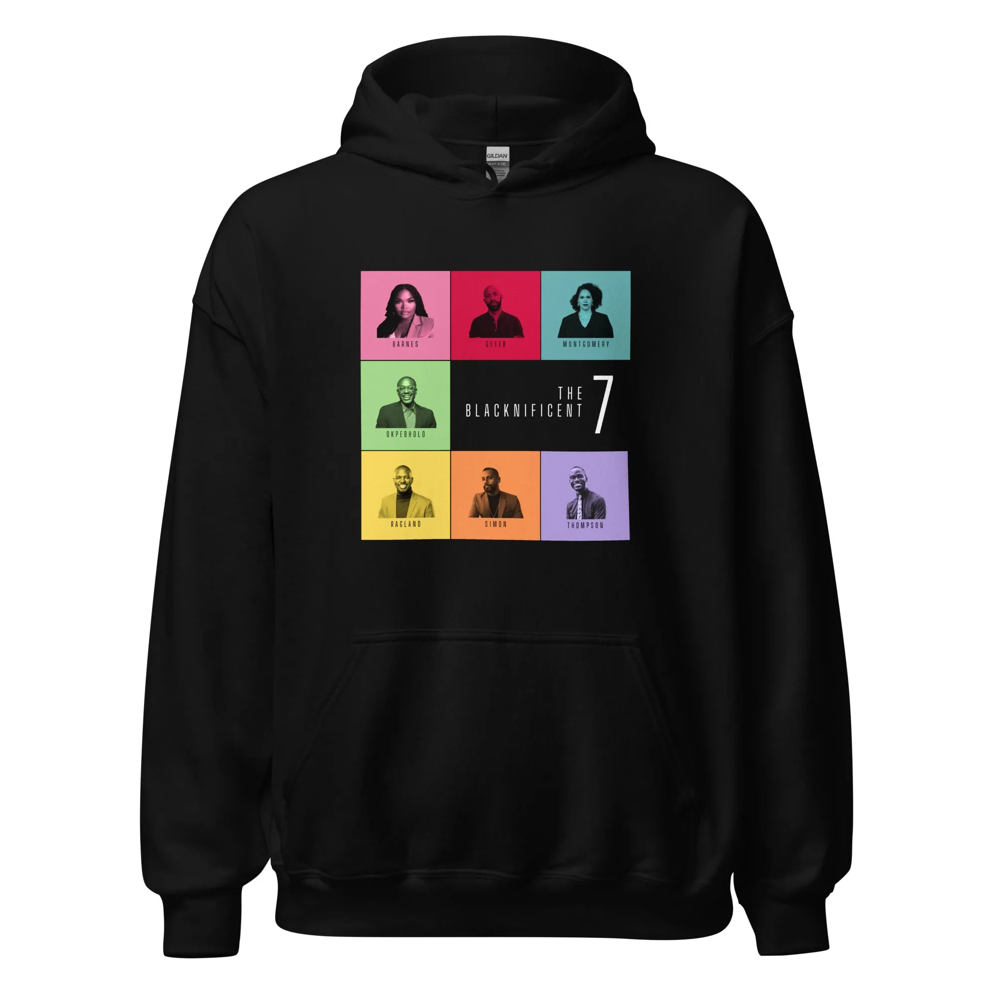 The Blacknificent 7 Pop Art Hoodie