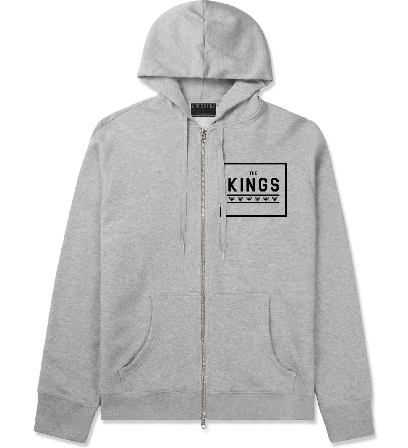 The Kings Diamonds Zip Up Hoodie Hoody