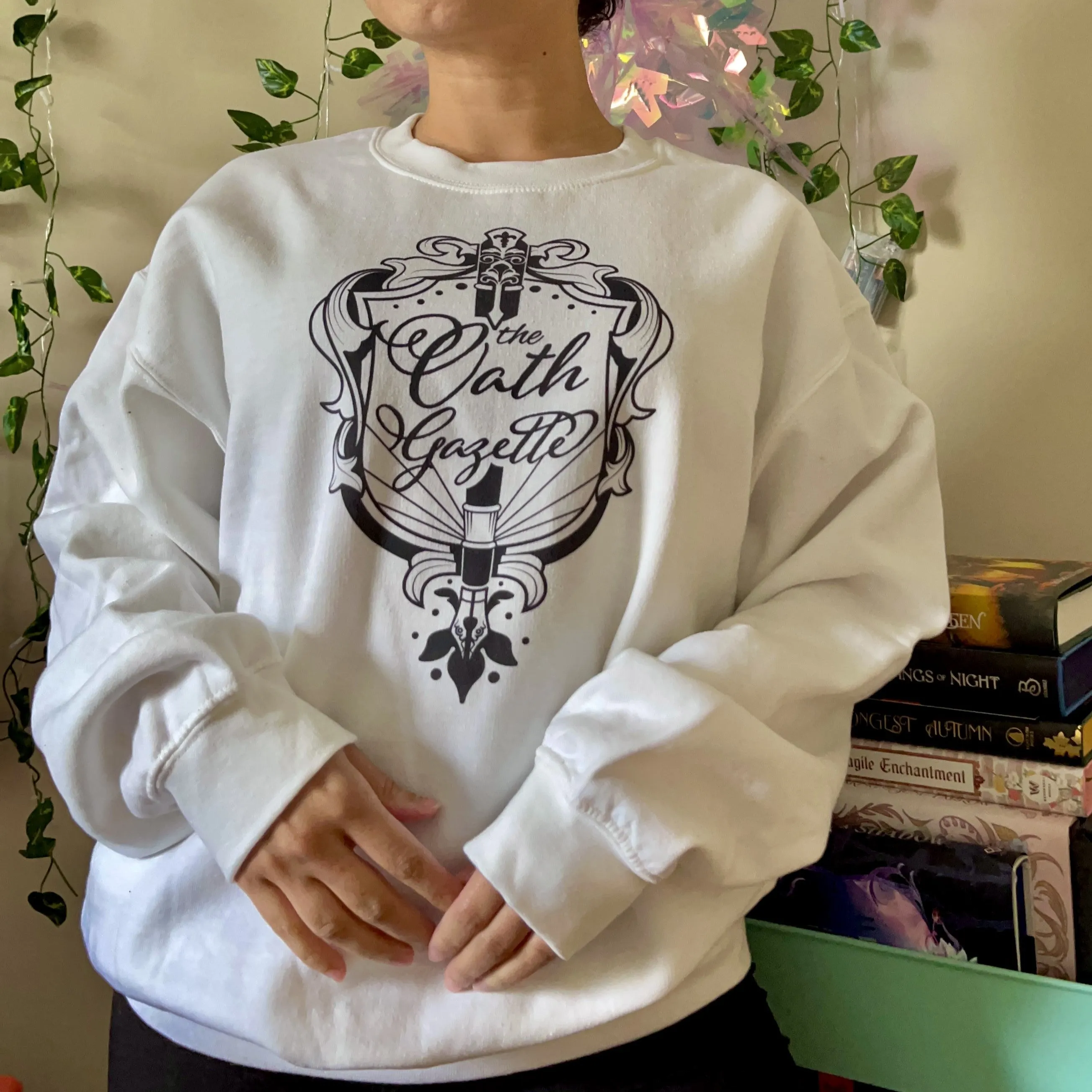 The Oath Gazette Sweatshirt — White