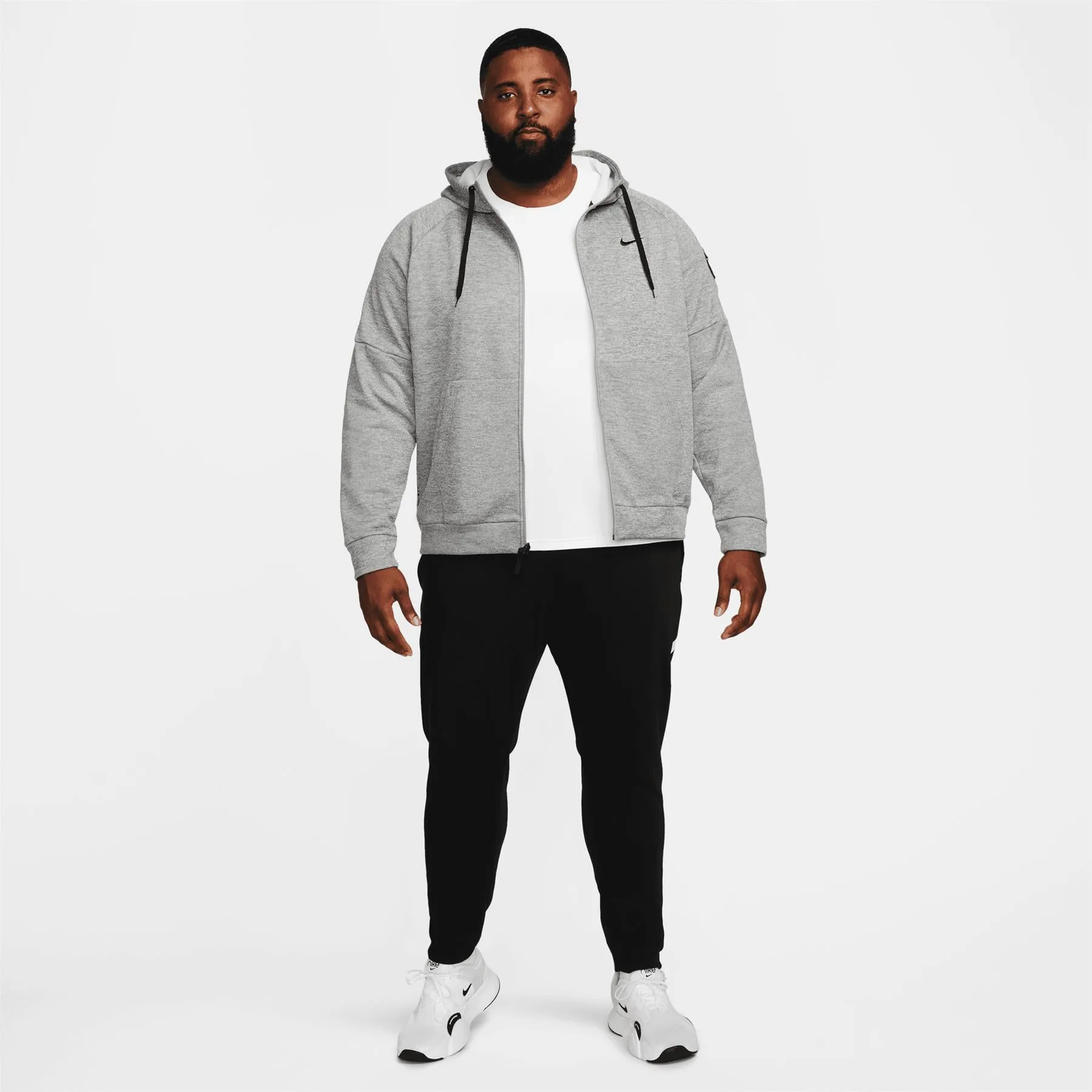 Therma-FIT Full Zip Soft Fleece NGC Hoodie Grey - SS24