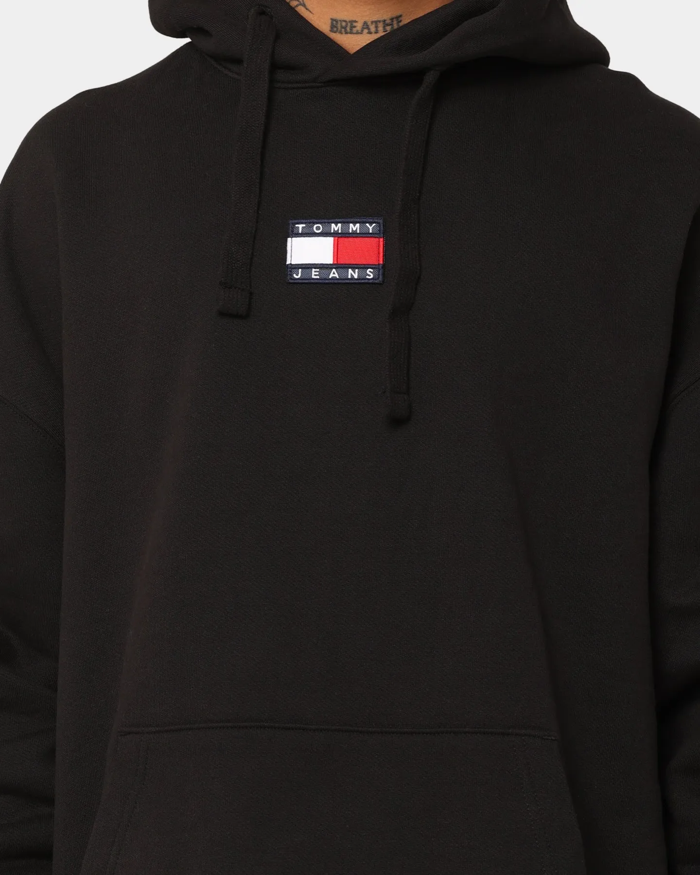 Tommy Jeans Tommy Badge Hoodie Black