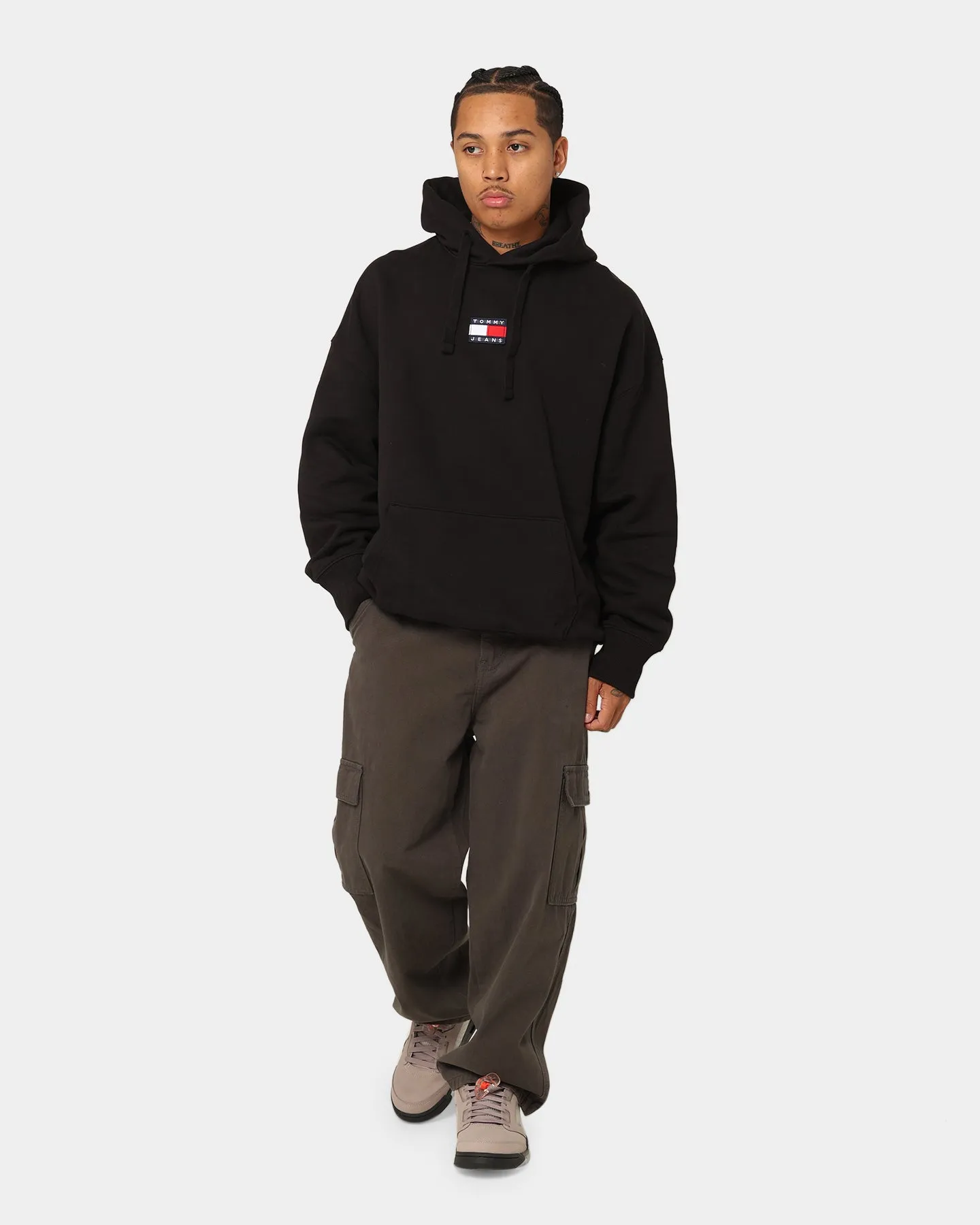 Tommy Jeans Tommy Badge Hoodie Black