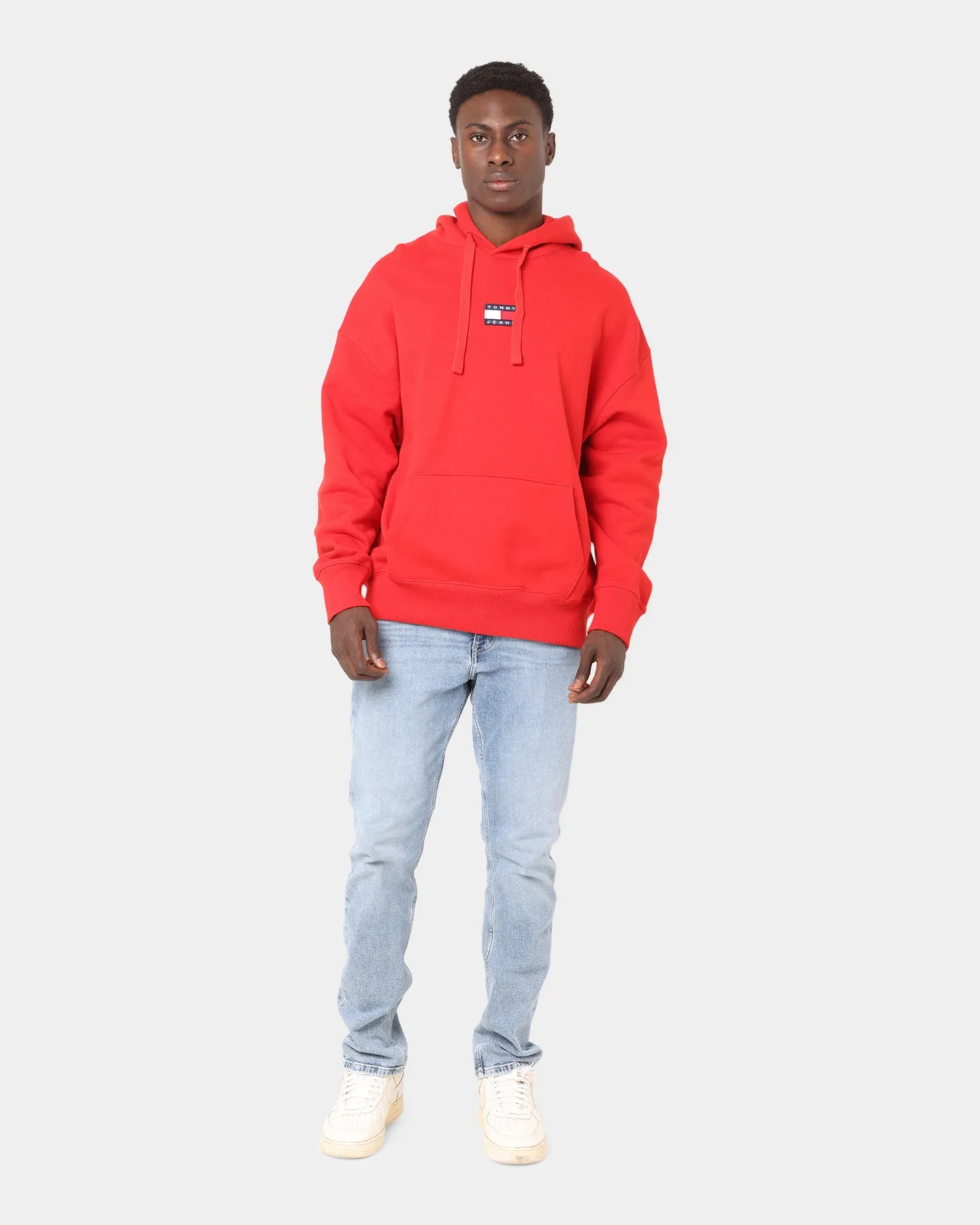 Tommy Jeans Tommy Badge Hoodie Deep Crimson