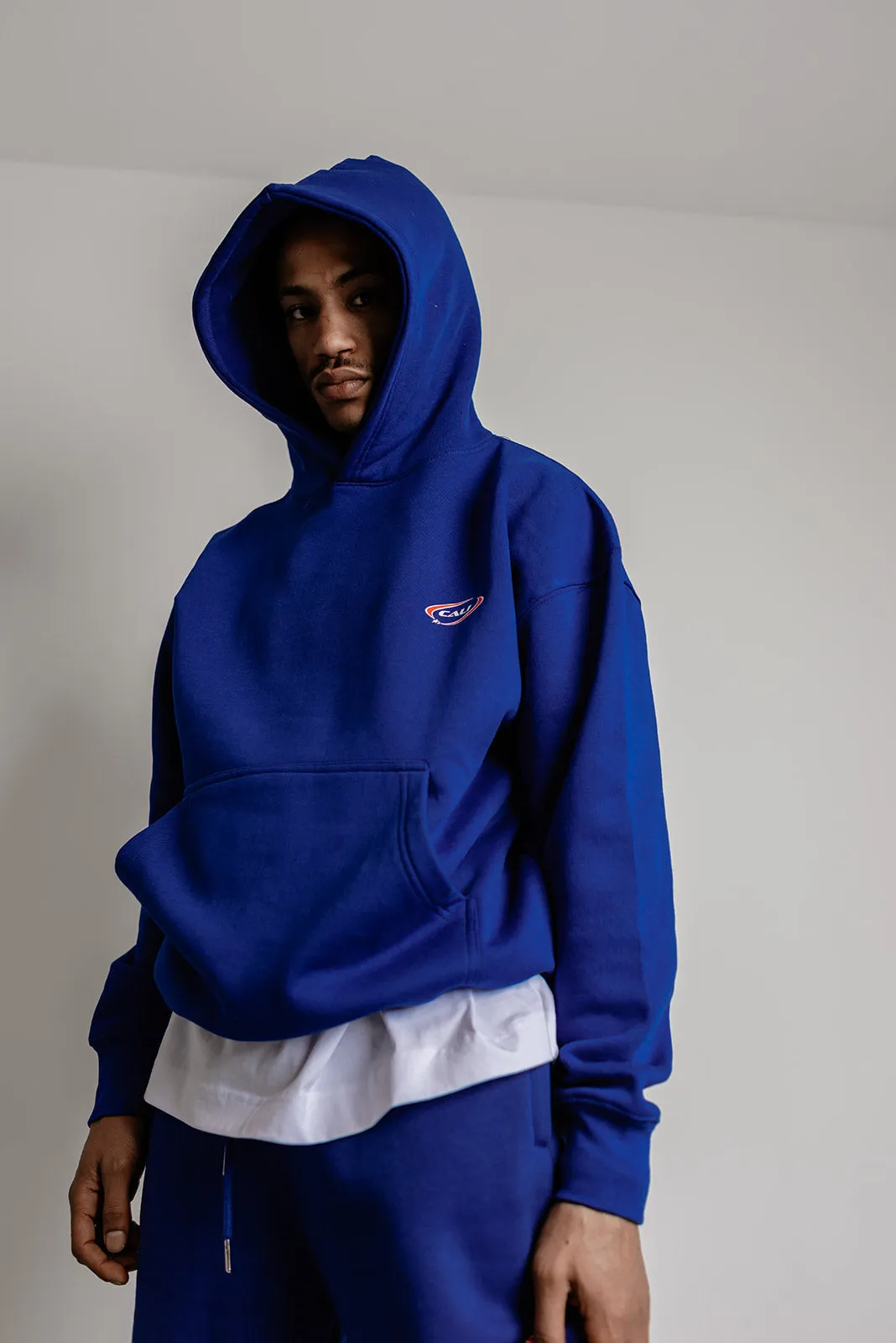 Track Hoodie - Cobalt