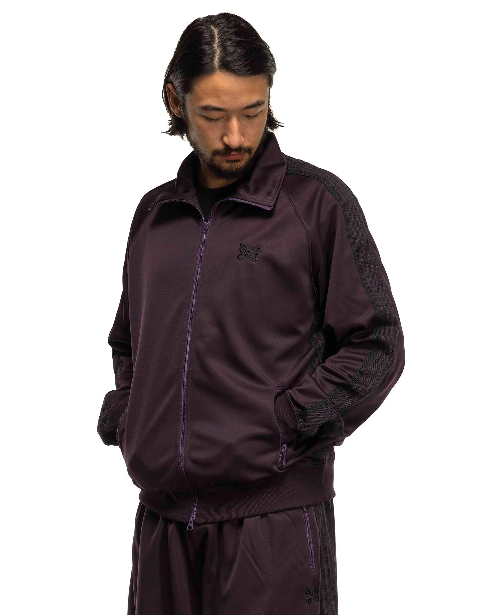 Track Jacket - Poly Smooth Dark Purple