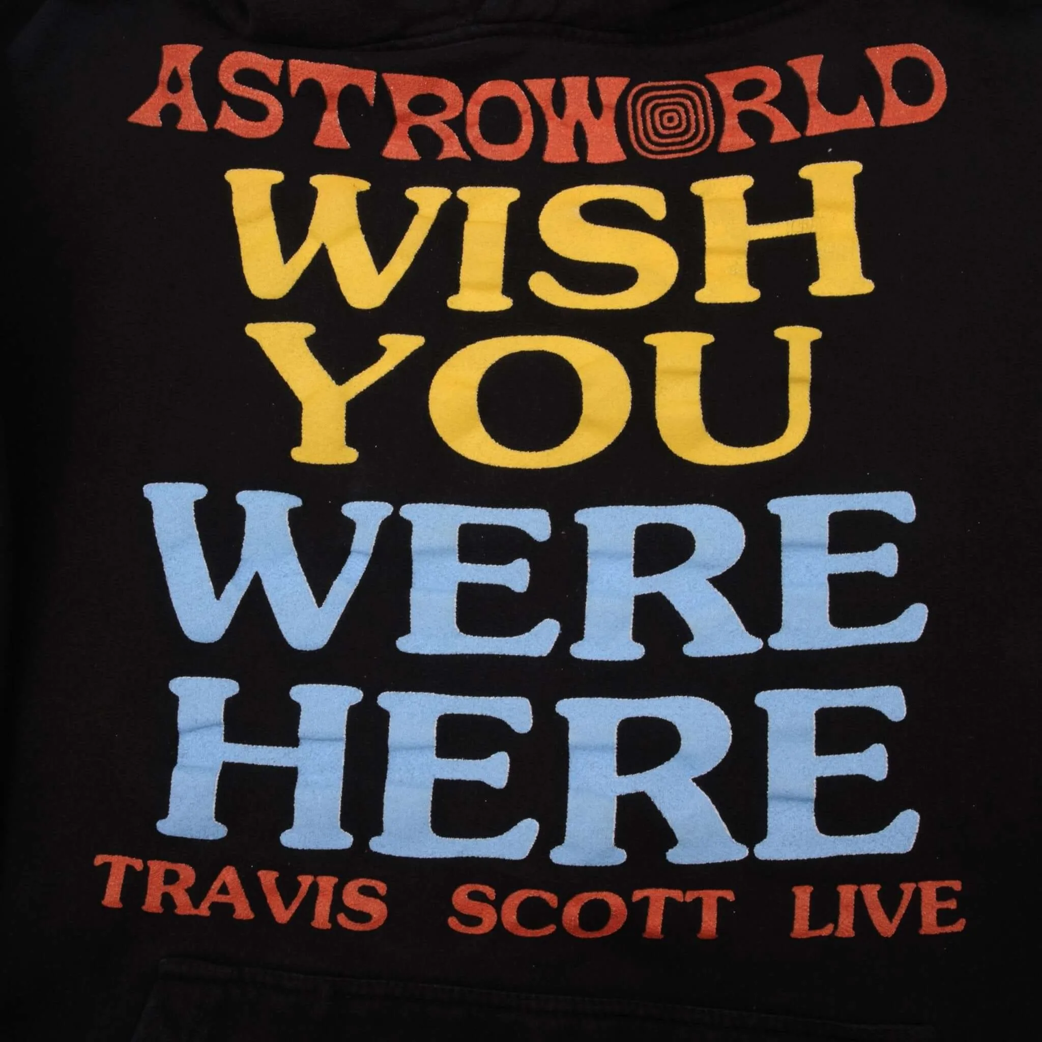 TRAVIS SCOTT ASTROWORLD 2019 TEDDY BEAR HOODIE SWEATSHIRT SIZE XL