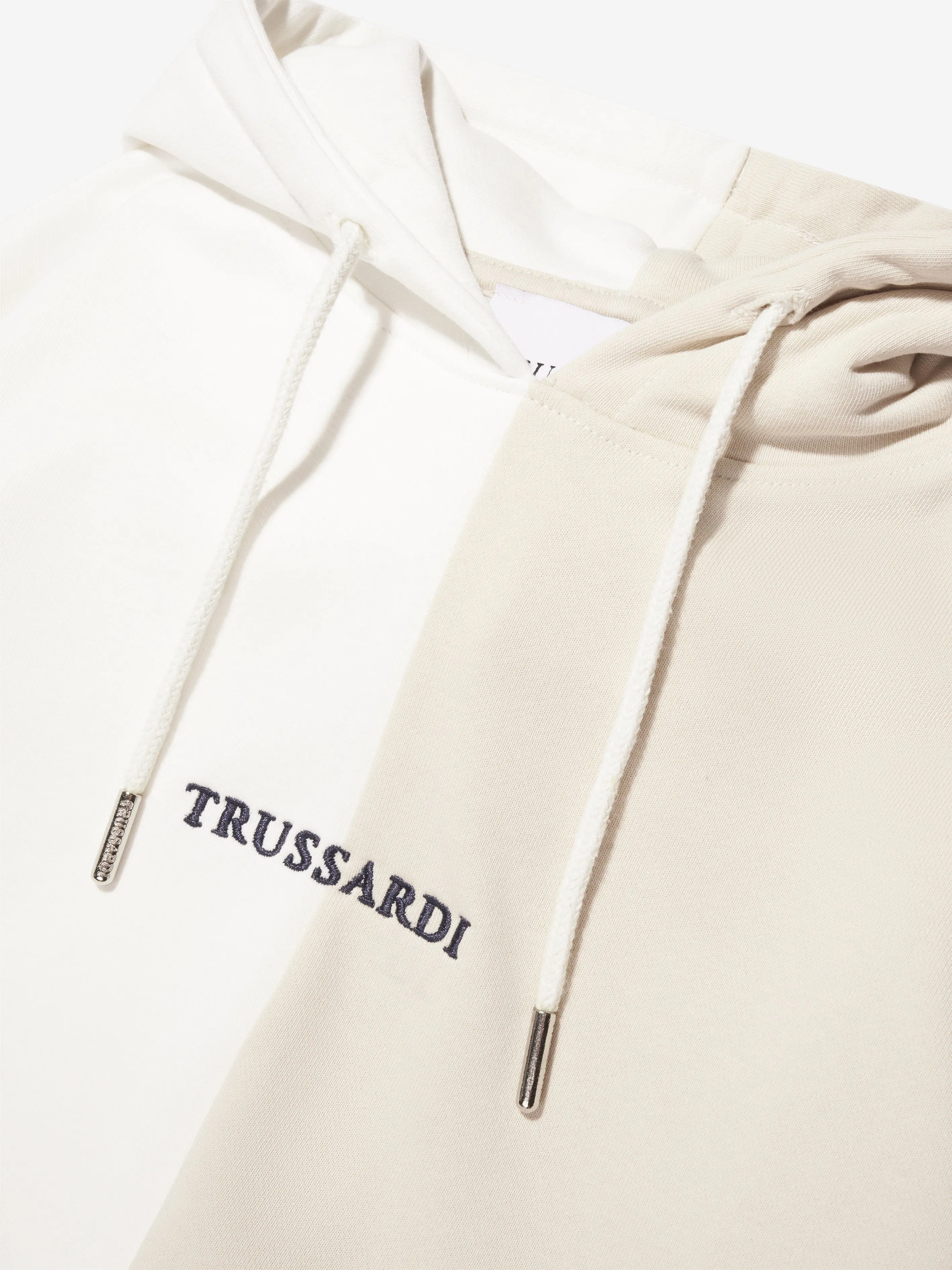 Trussardi Boys Ulak Hoodie in Ivory