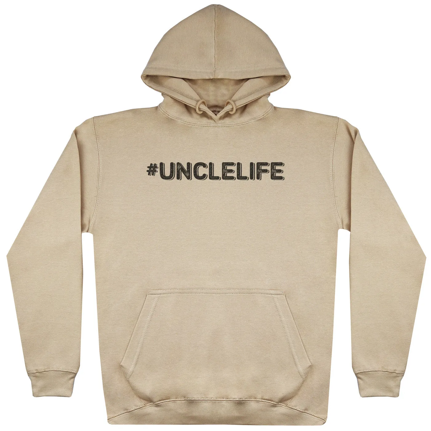 #UncleLife - Black - Mens Hoodie - Uncle Hoodie