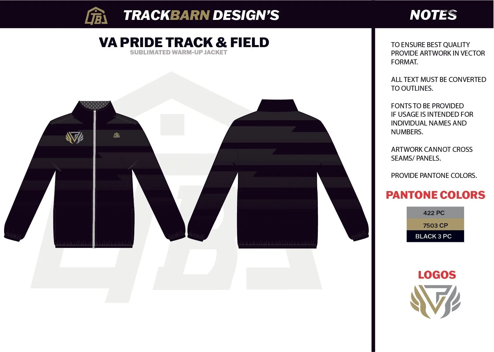 VA-Pride- Mens Full Zip Jacket