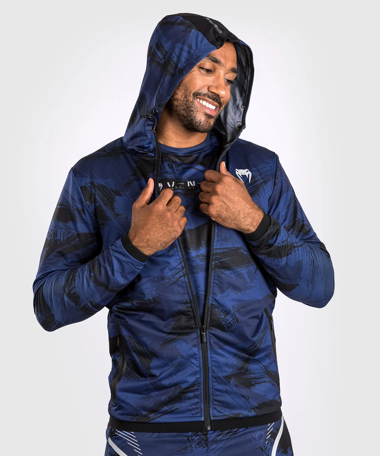 Venum Electron 3.0 Hoodie Navy Blue