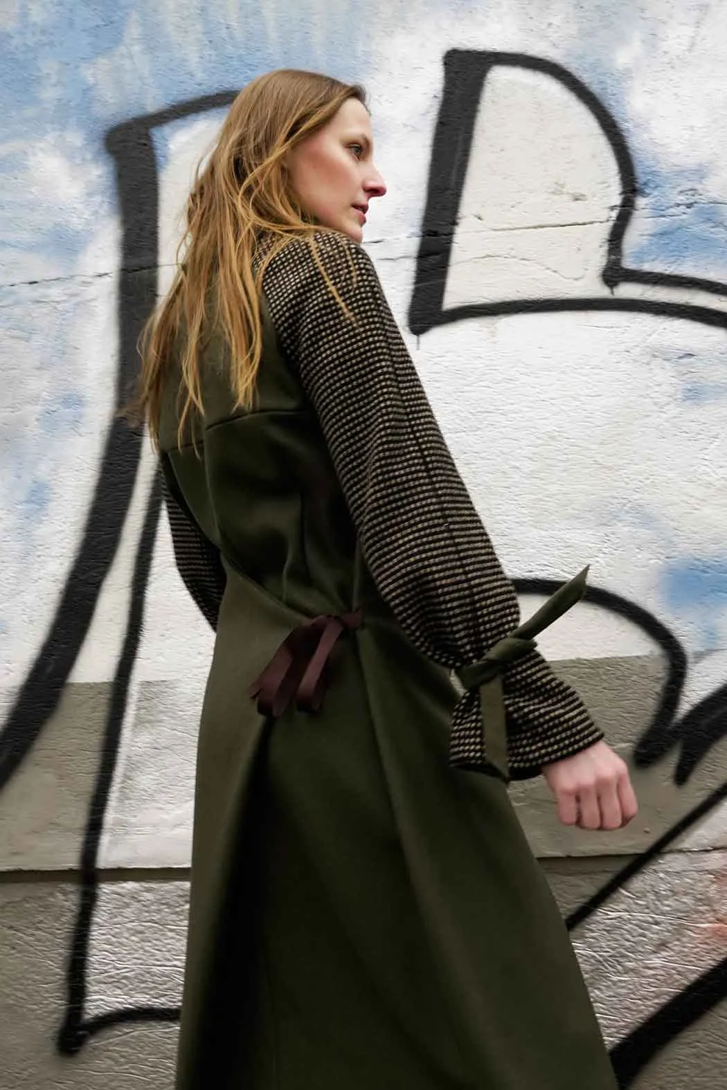 Versatile Wool Coat Green