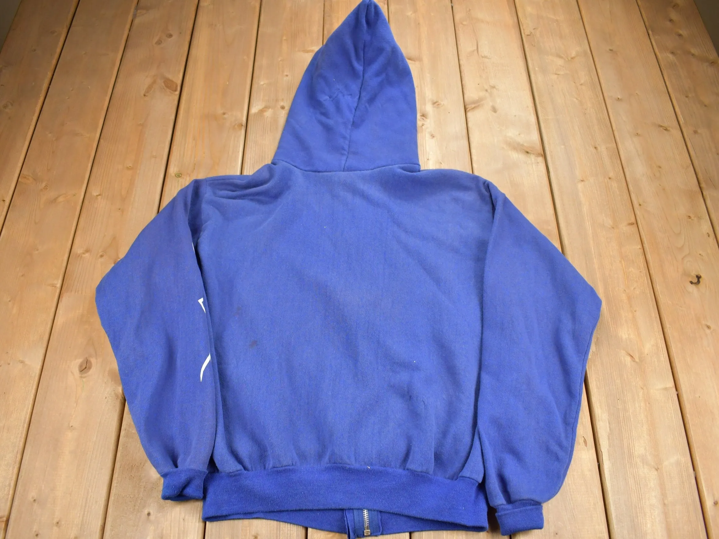 Vintage 1980s Jackson Hole Graphic Zip Up Hoodie