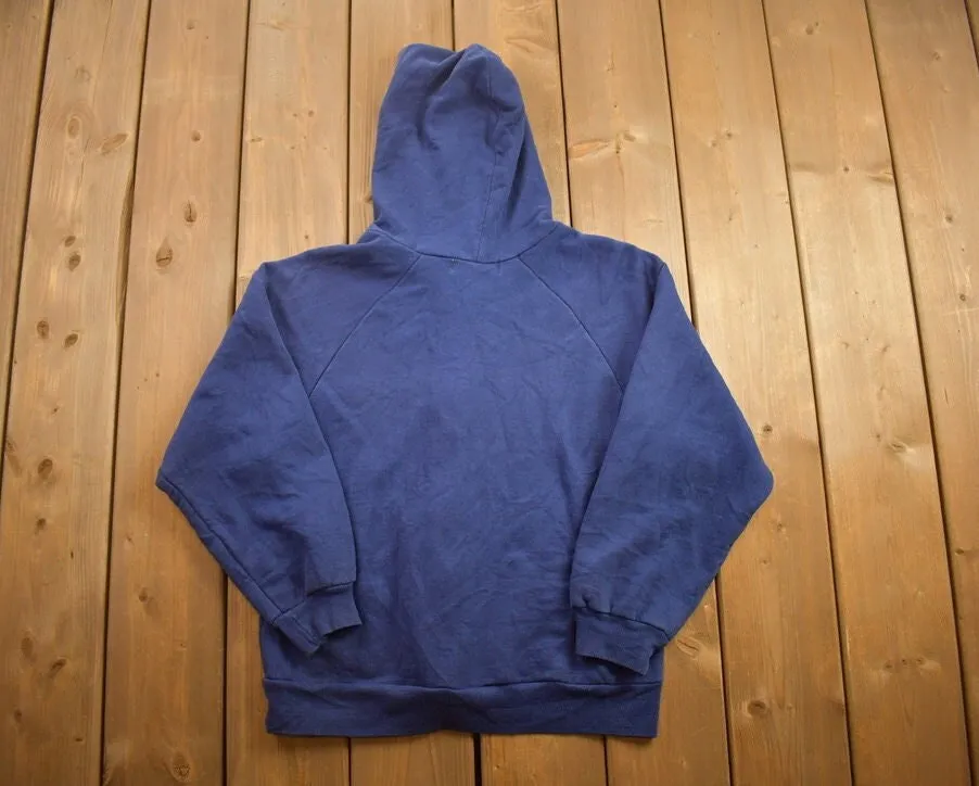 Vintage 1990s Big Yank Blank Zip-Up Hoodie