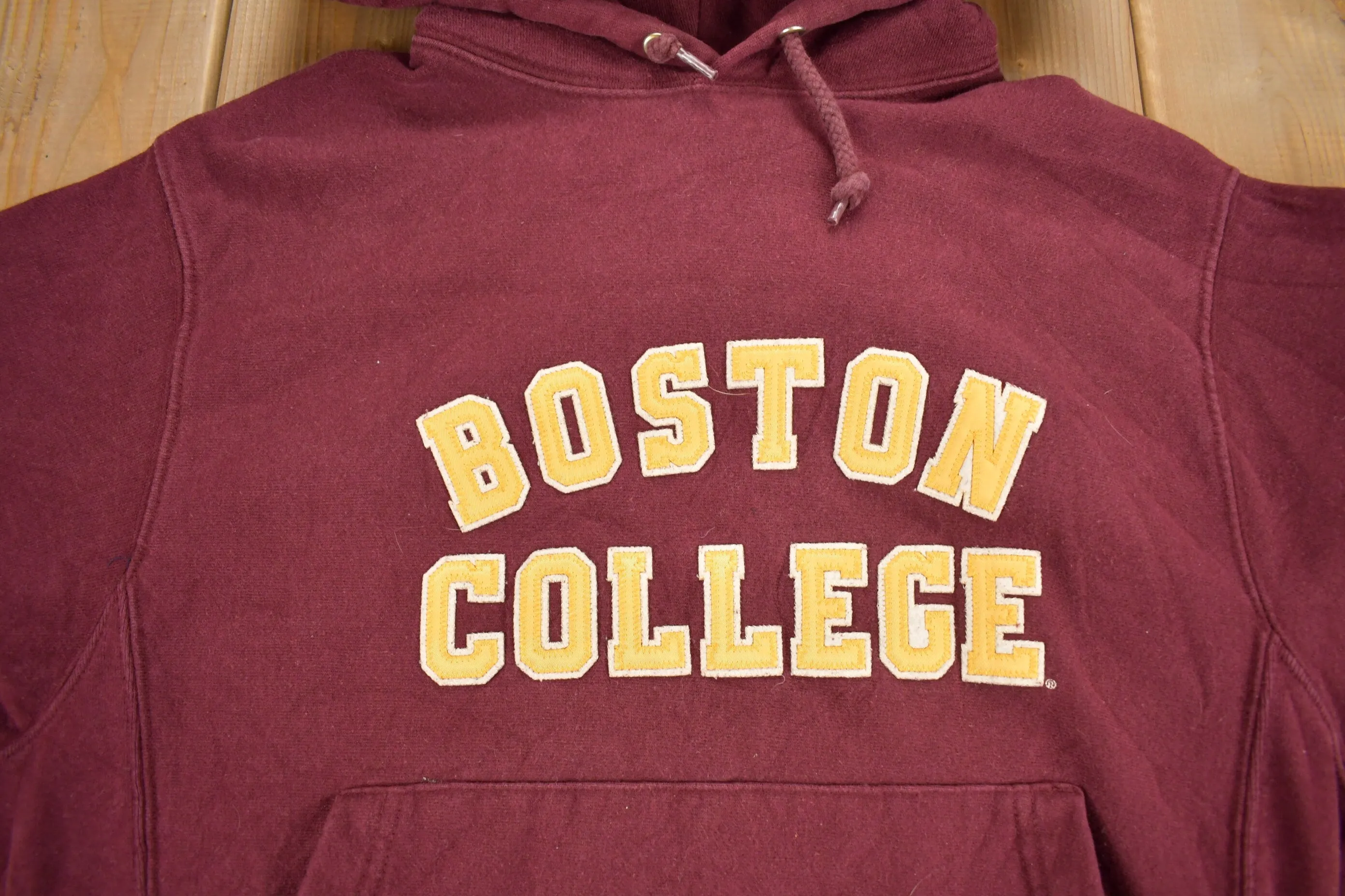 Vintage 1990s Boston College Champion Reverse Weave Collegiate Hoodie