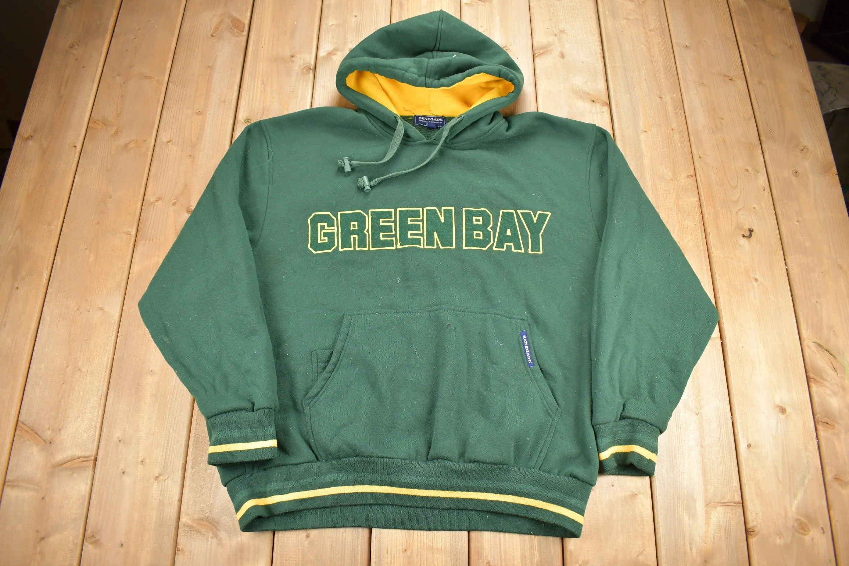 Vintage 1990s Green Bay Packers NFL Hoodie Sweatshirt