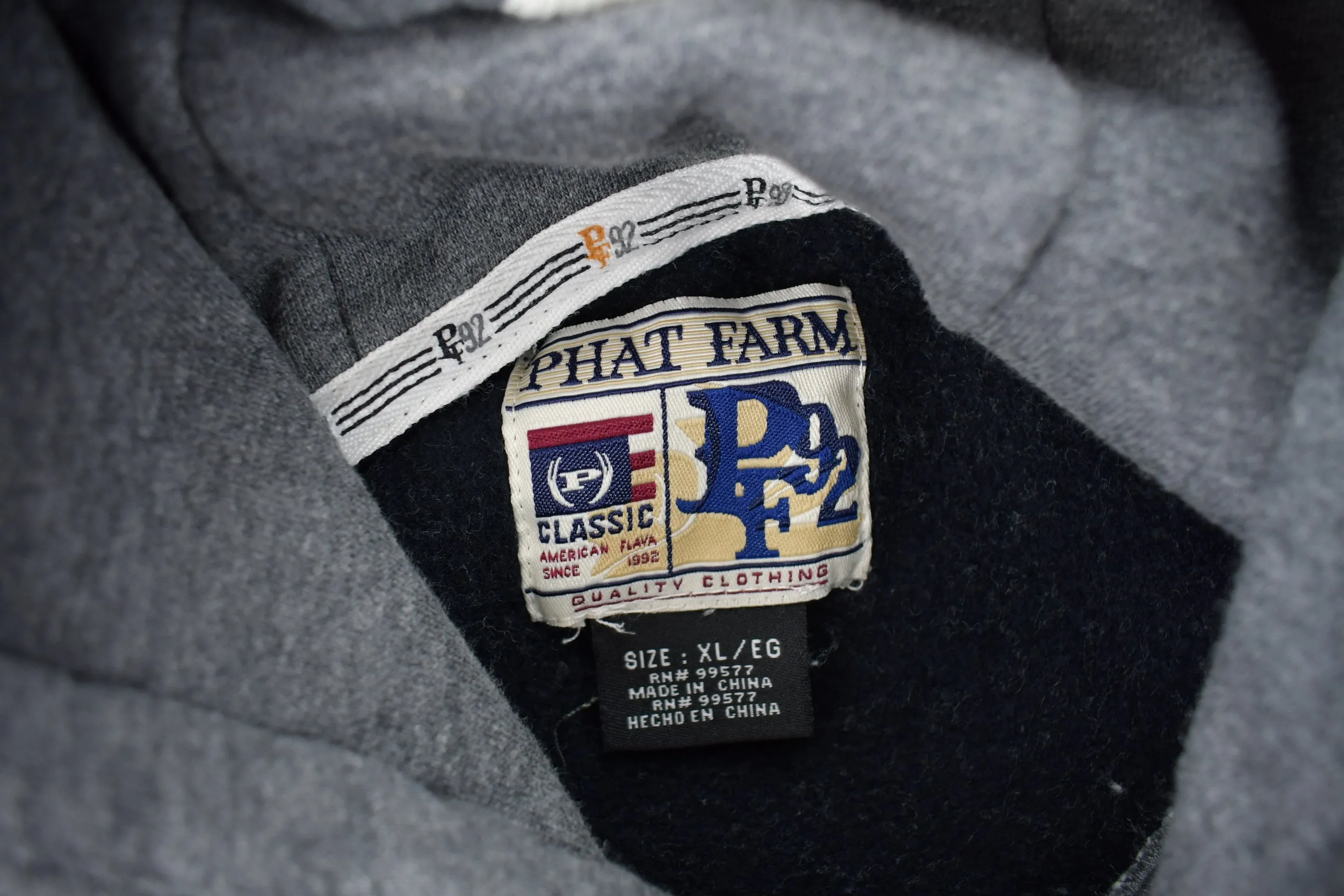 Vintage Deadstock Y2K Phat Farm Embroidered Hoodie