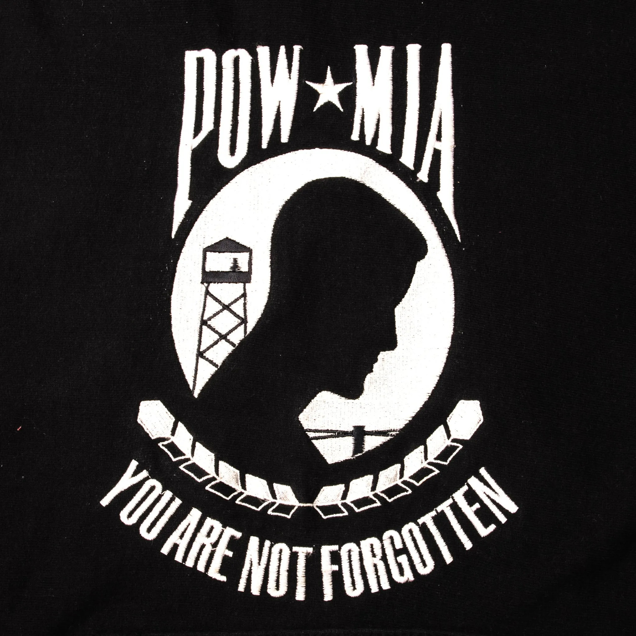 VINTAGE POW MIA HOODIE SWEATSHIRT SIZE 2XL