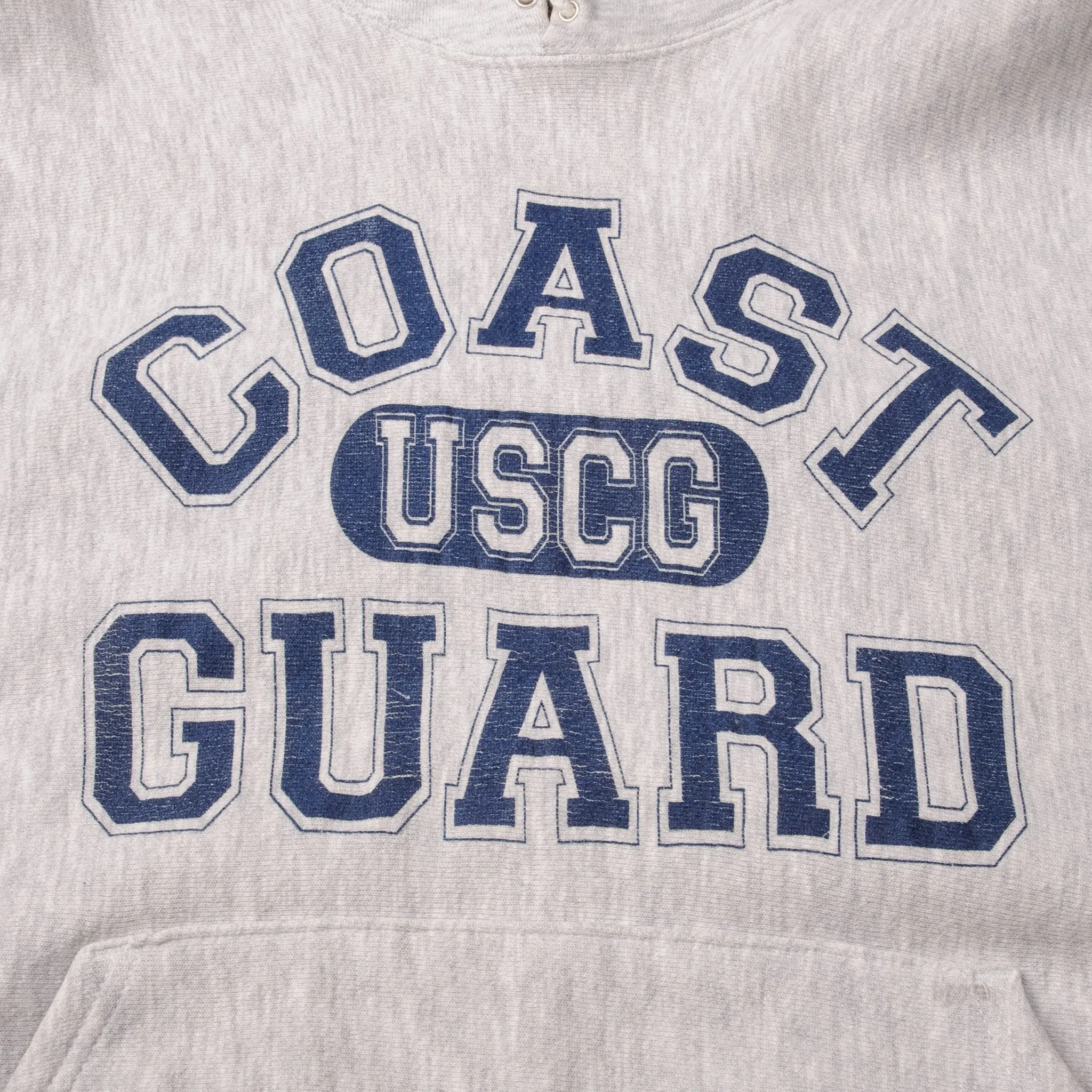 VINTAGE US COAST GUARD HOODIE SWEATSHIRT SIZE XL 1990s